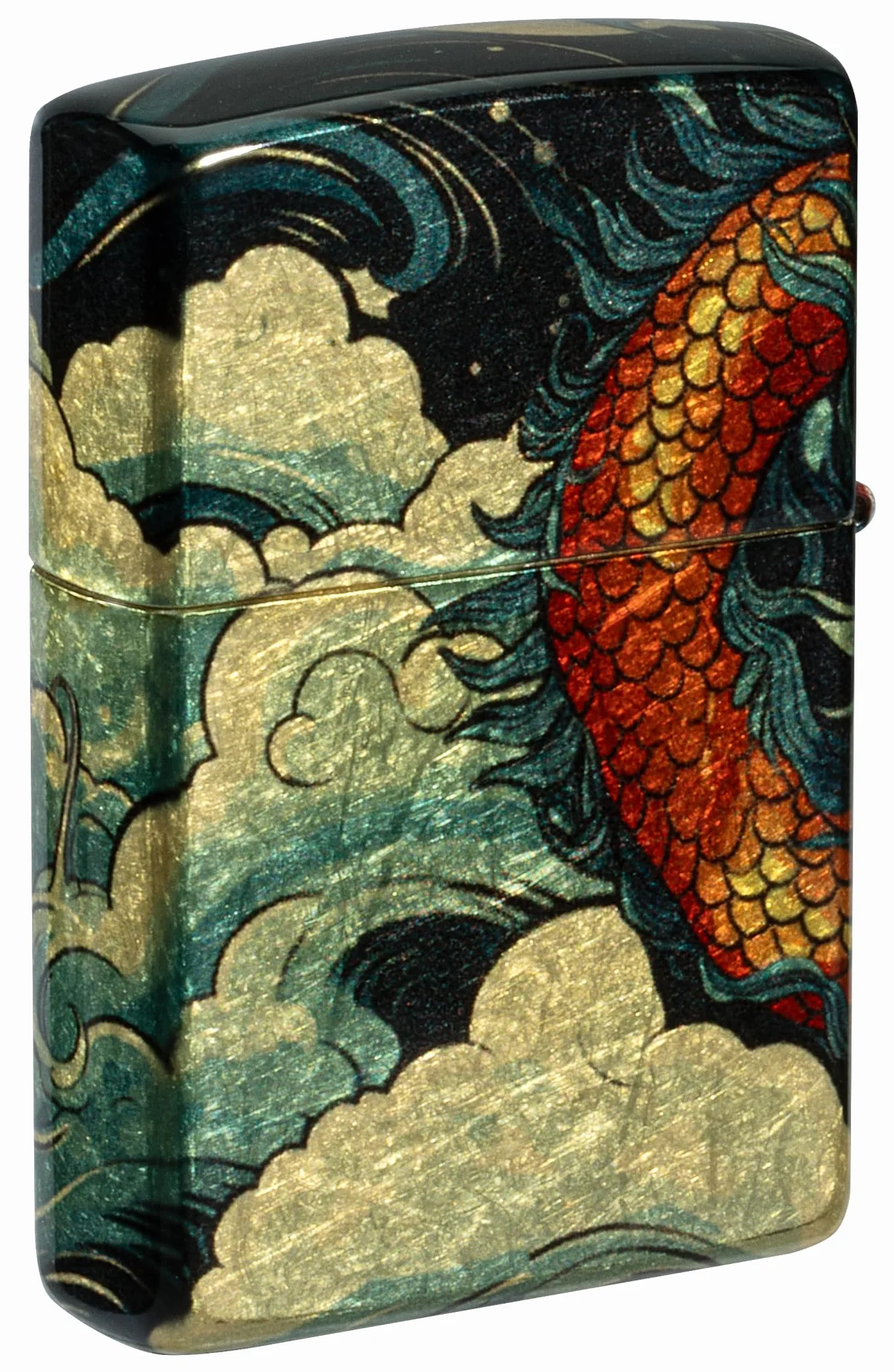 Zippo Colourful Dragon Zapalniczka Sztormowa Wielokrotnego Użytku Wiatroodporna Postarzany Mosiądz 540°