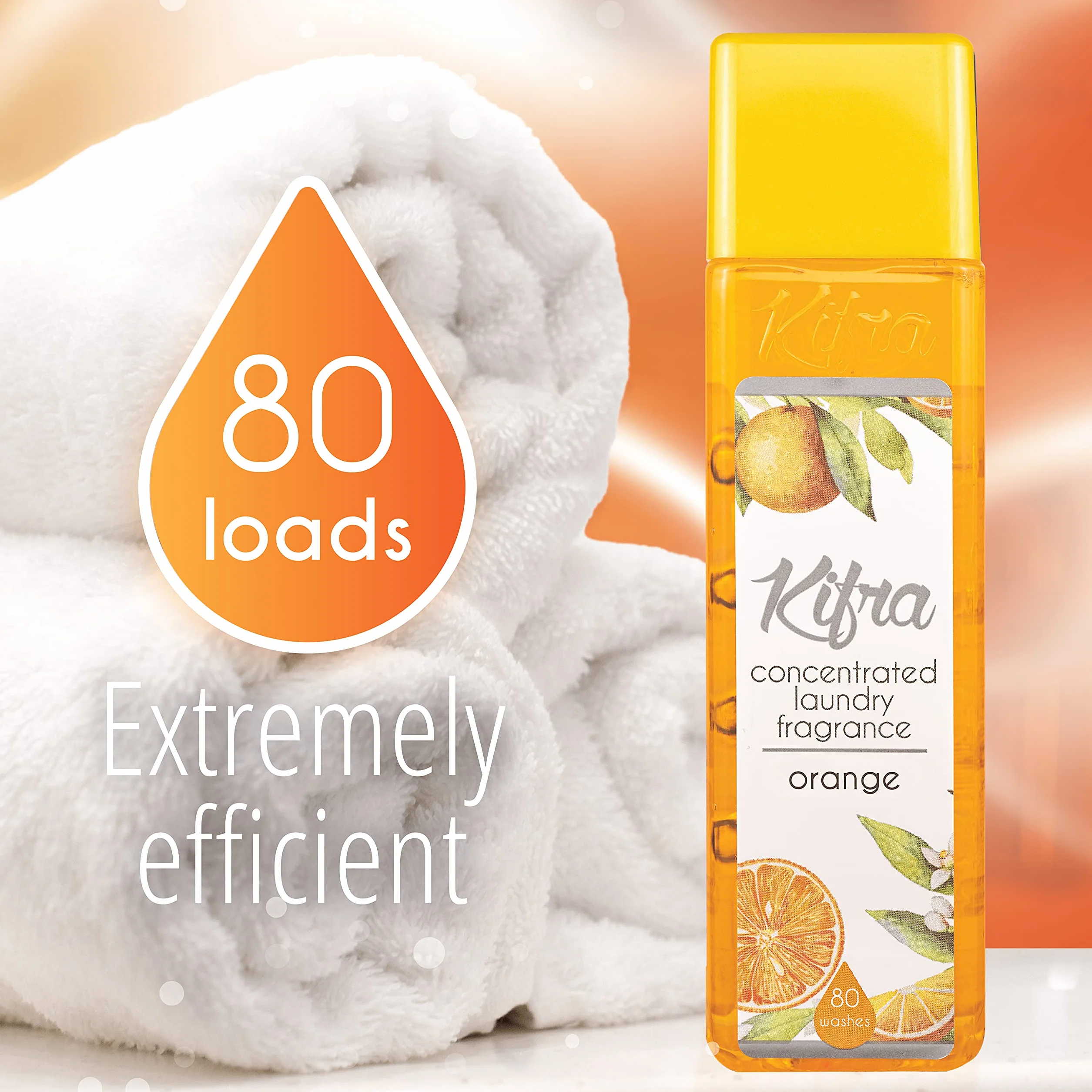 KIFRA Orange Skoncentrowany zapach do prania 200ml na 80 cykli prania