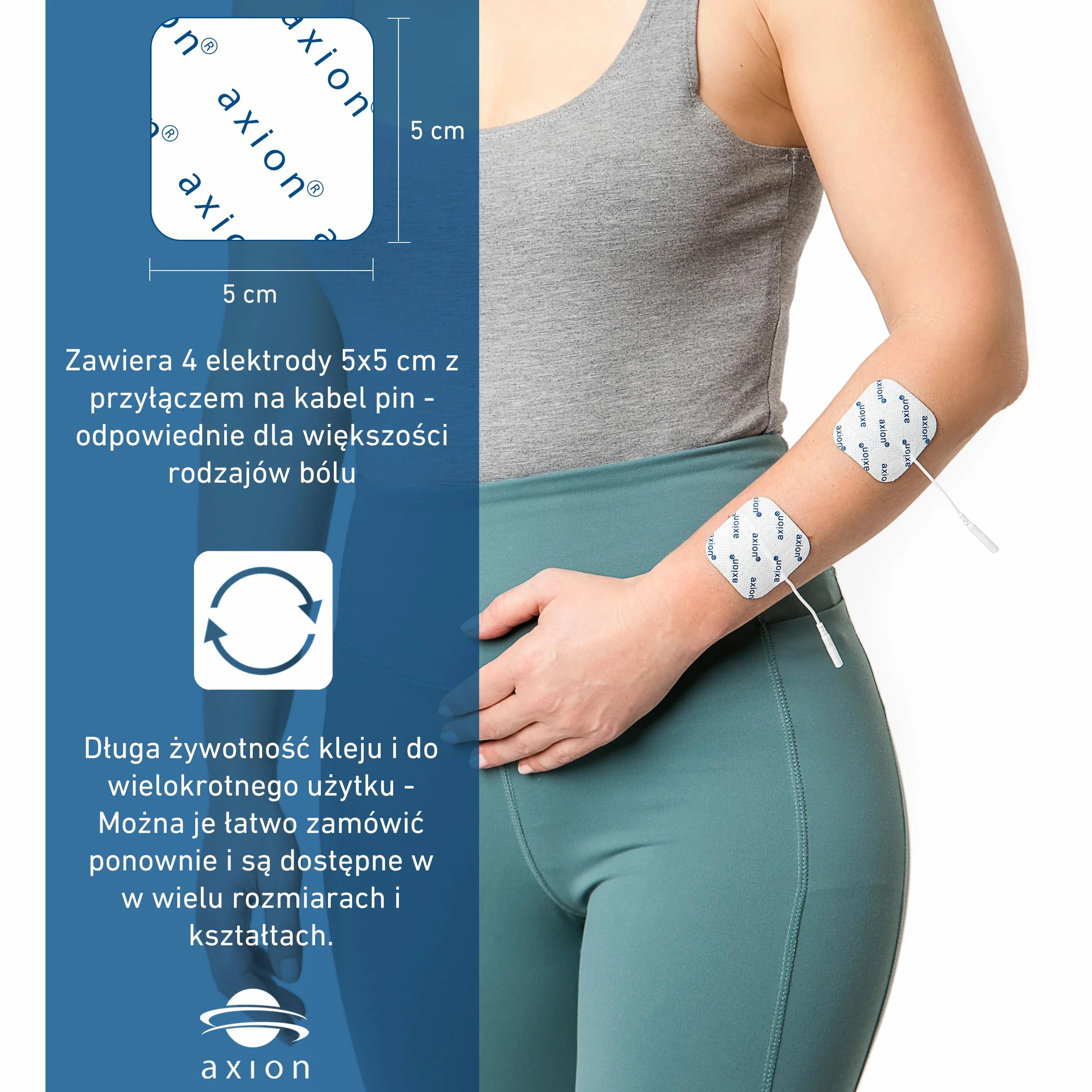 Elektrostymulator TENS STIM-PRO Comfort 2-kanałowy z 4 elektrodami żelowymi