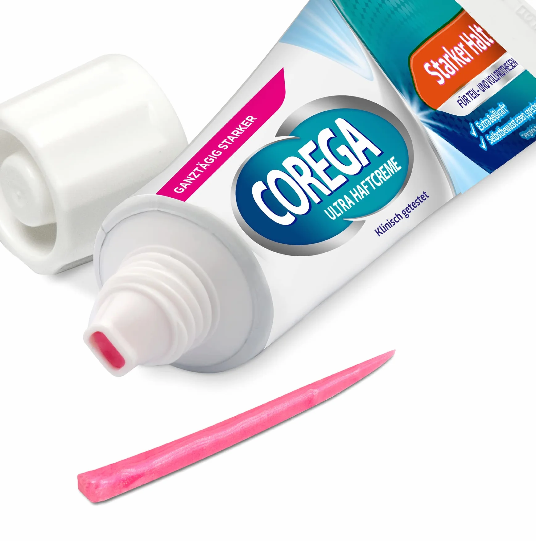 Corega Ultra krem samoprzylepny mocny chwyt do protez 40 g