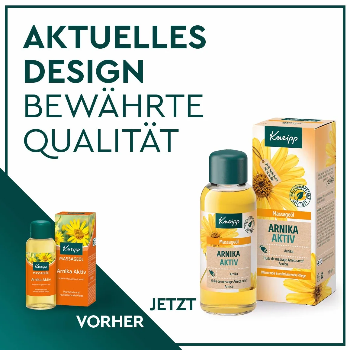 Kneipp Olejek do masażu Arnika Aktiv, 100 ml