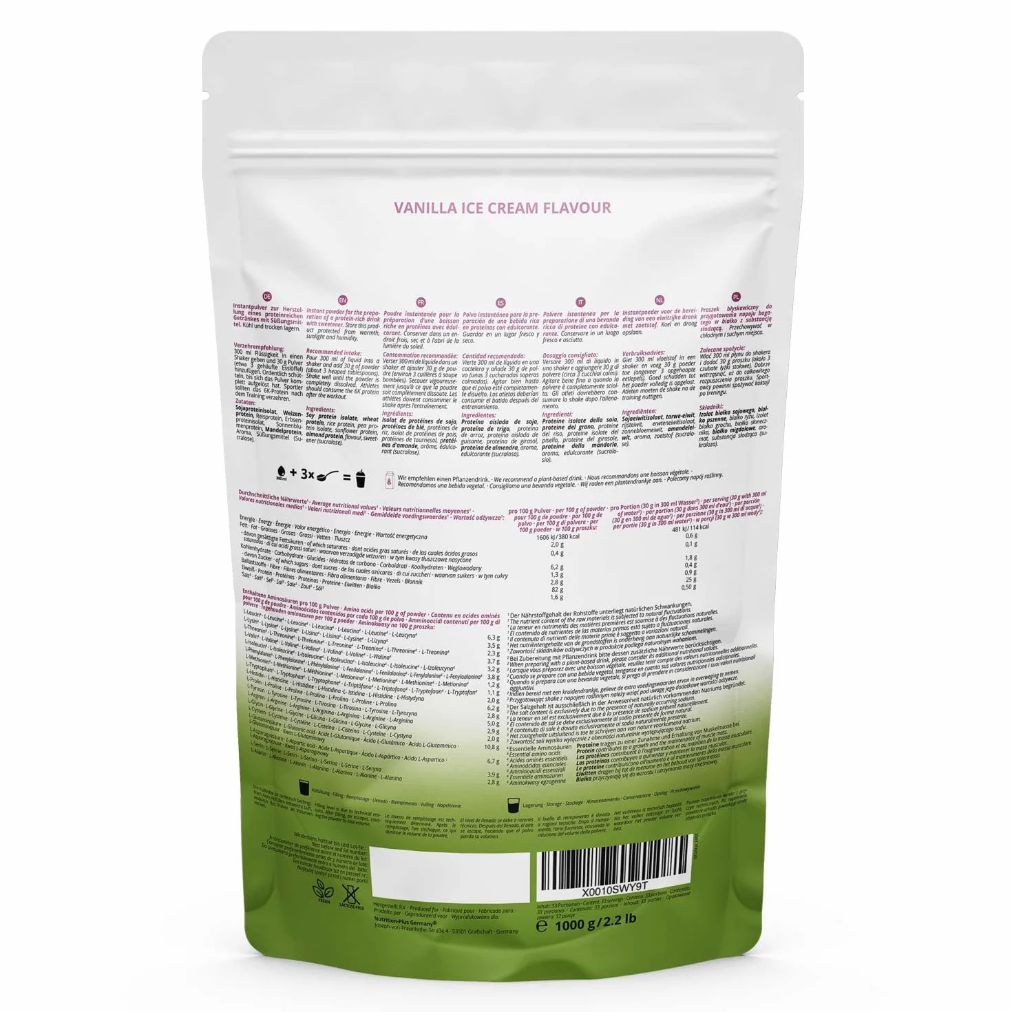 Shake białkowy bez aspartamu Nutri-Plus Shape & Shake 1 kg