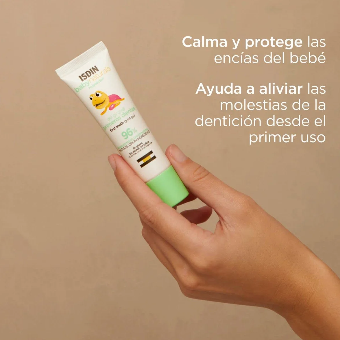 NutraISDIN Baby Naturals Gingival Pierwsze Zęby Dziecko, zawierające 96% składników pochodzenia naturalnego, 30 ml