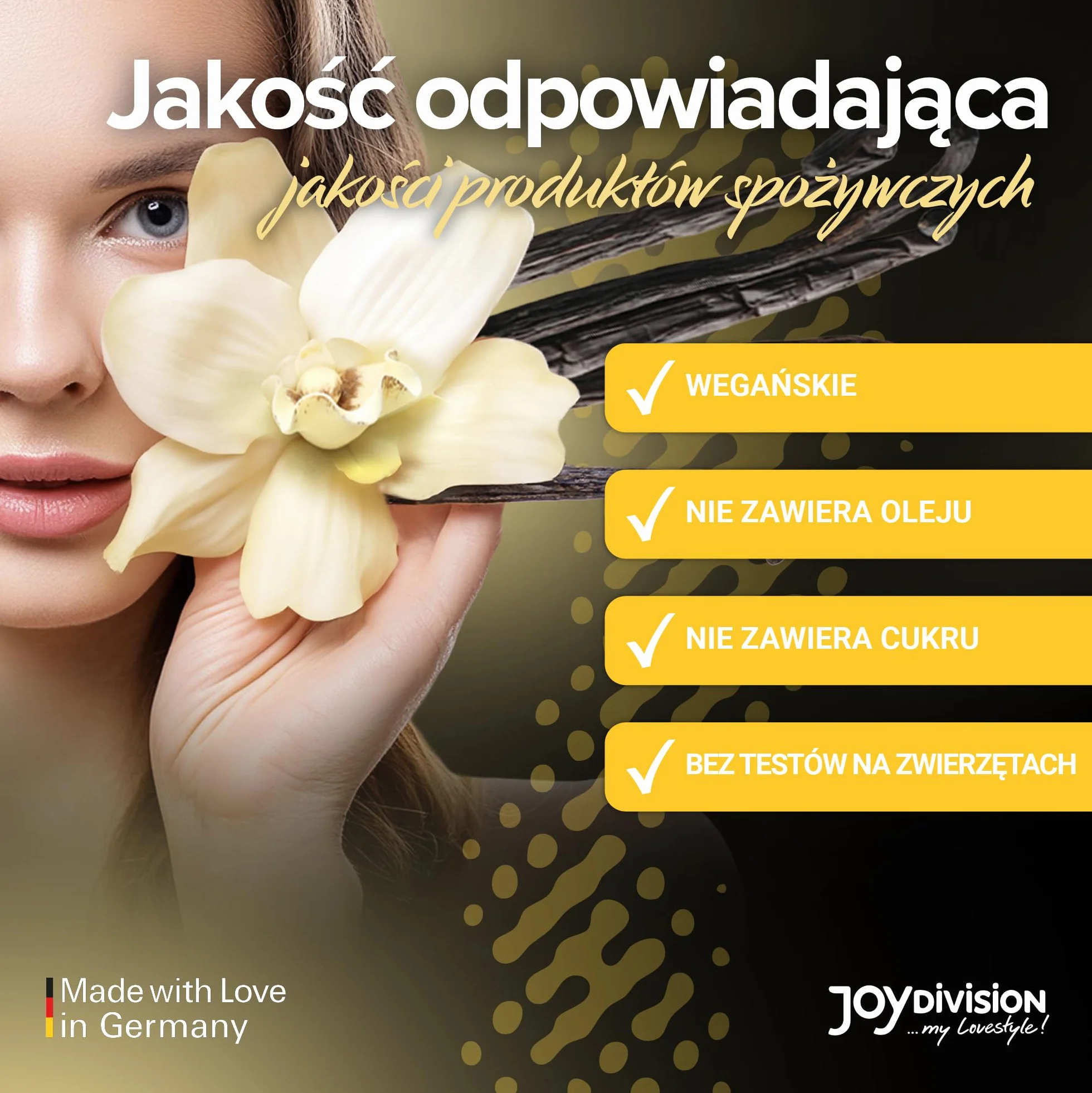 JOYDIVISION WARMup 150 ml płyn do Masażu o Zapachu i Smaku Wanilii | Efekt Rozgrzewający | Lubię Olejekmasażu