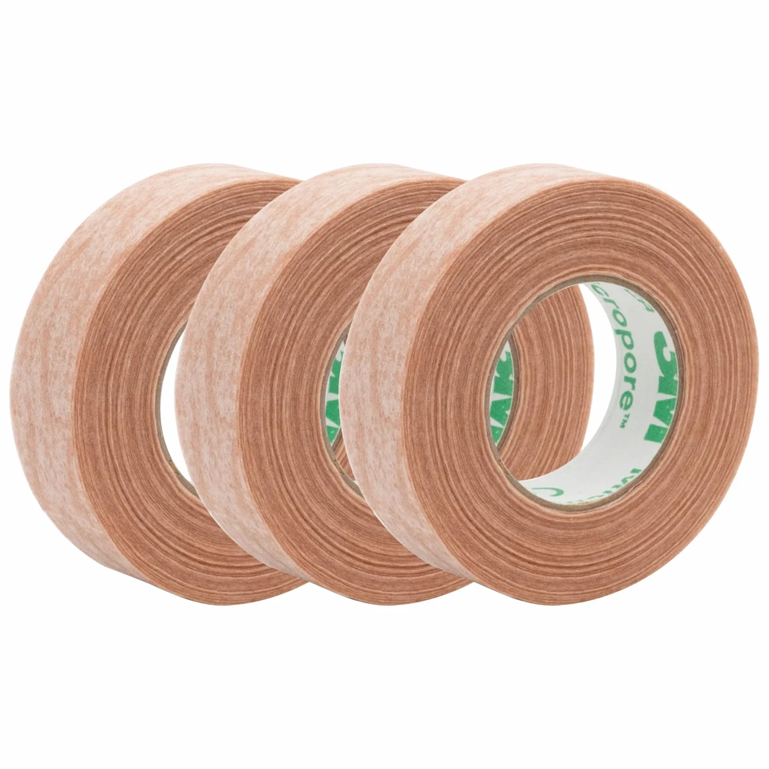 Taśma chirurgiczna 3M mikropory hipoalergiczna brązowa 1,25 cm x 9,1 m opakowanie 3 szt.