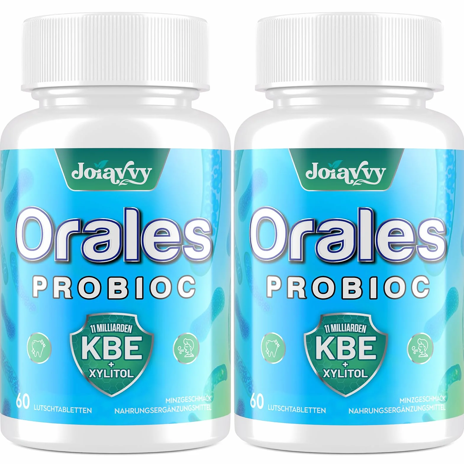 Probiotyk Doustny 11 Miliardów CFU BLIS K12 M18 Pastylki 7 w 1 Bez Cukru Naturalny Smak Mięty 60 Count Pack of 2