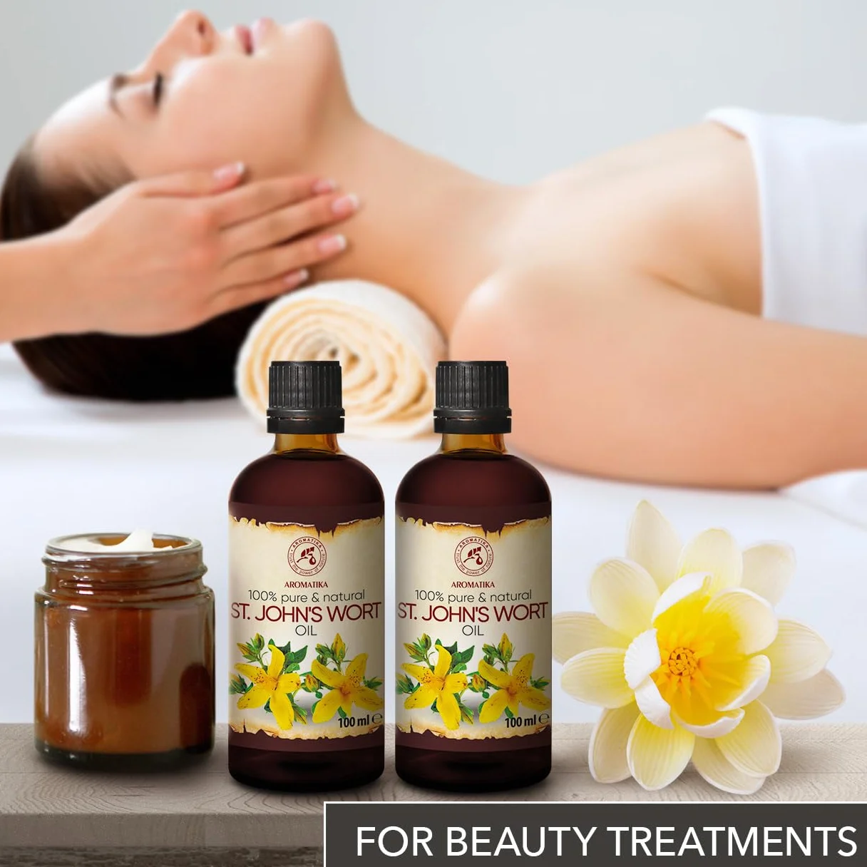 Olejek z Dziurawca 2x100 ml Naturalny 100% Hypericum Perforatum do Pielęgnacji Skóry