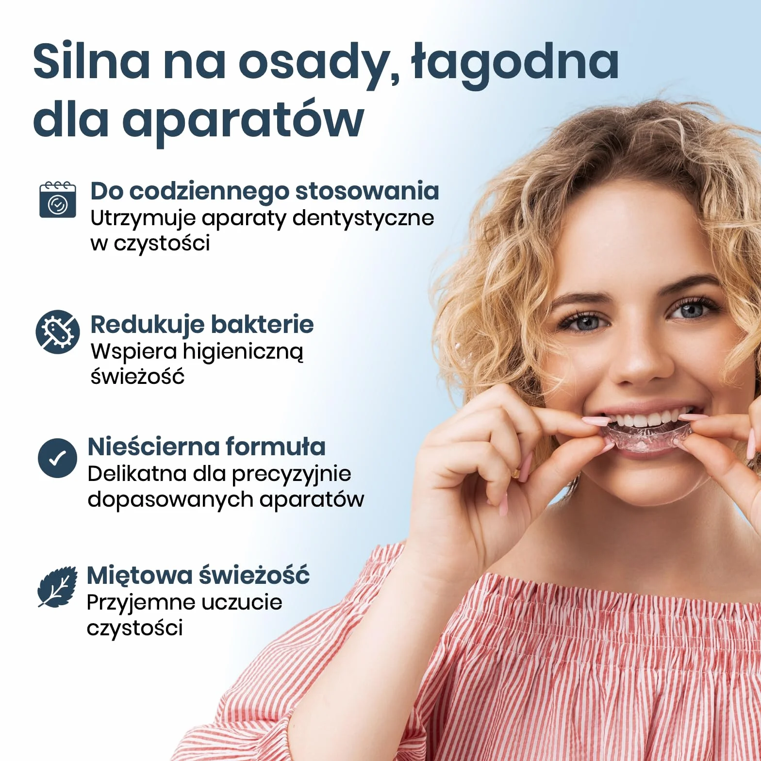 mfa Retainer tabletki czyszczące – retainer, protezy, ochrona jamy ustnej, aparaty ortodontyczne, środek czyszczący do korektora, idealne do ultradźwiękowego czyszczenia aparatów ortodontycznych (30