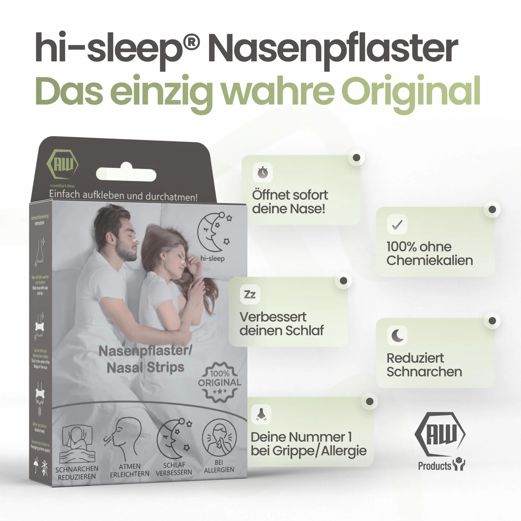 Plastry do nosa na chrapanie, 30 szt., uniwersalne, poprawiają oddychanie