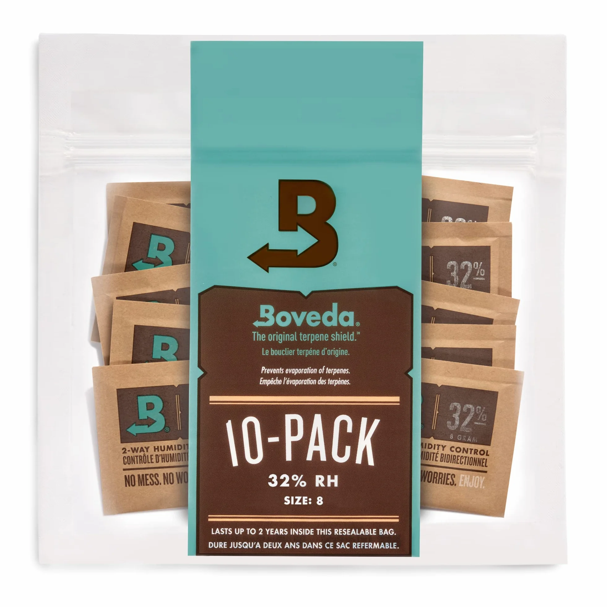 Boveda Wkład do przechowywania wrażliwych na wilgoć produktów 32% RH 2-kierunkowa kontrola wilgoci rozmiar 8 10 sztuk