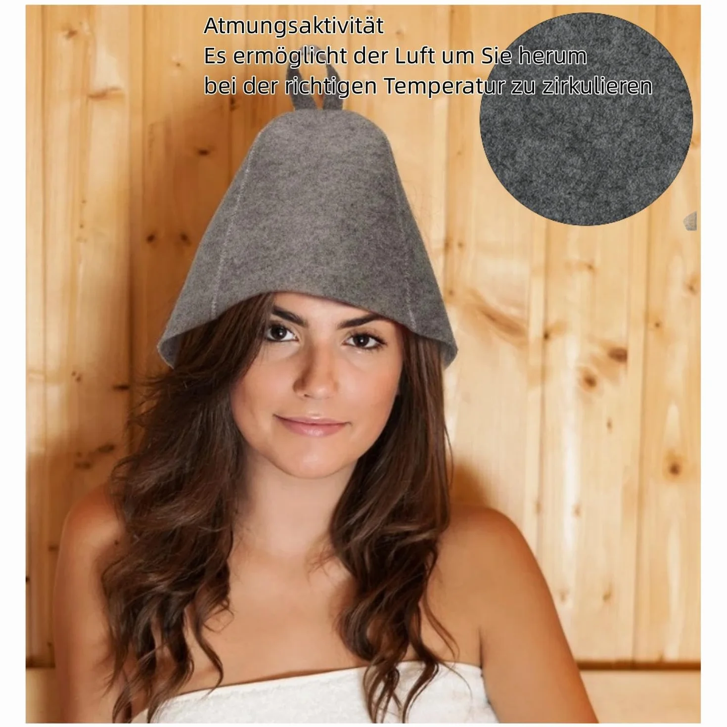 Filcowy kapelusz do sauny, 3 sztuki, filcowy kapelusz do sauny, filcowy kapelusz do sauny, czapka filcowa, czapka do sauny, akcesoria do sauny, nakrycie głowy dla kobiet i mężczyzn, ochrona głowy