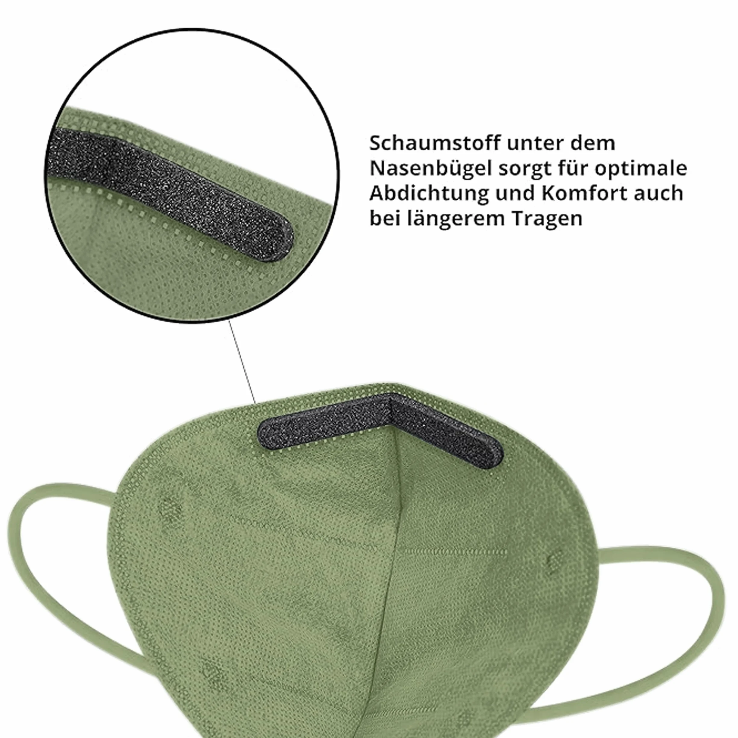 Simplecase 40 sztuk masek FFP2, certyfikat CE, oficjalnie wyznaczony organ CE2834/0598, maska ochronna do oddychania, maska filtrująca cząstki stałe