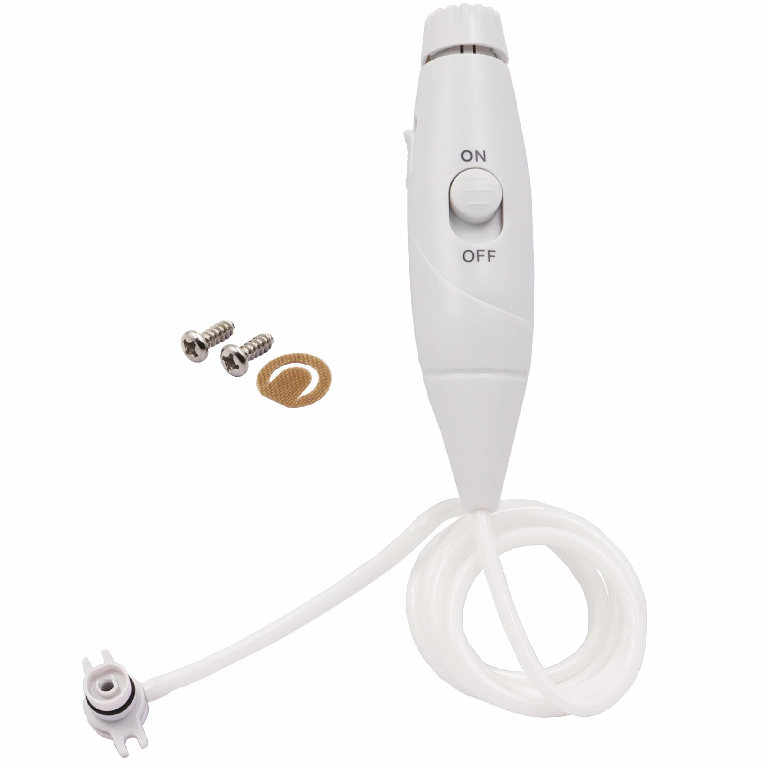 Wąż zapasowy i części uchwytu, kompatybilne z Waterpik Water Flosser WP-100 WP-300 WP-660 WP-662 WP-670 WP-672 WP-900 seria irygator do jamy ustnej kompatybilny z Waterpik Aquarius Water Flosser WP
