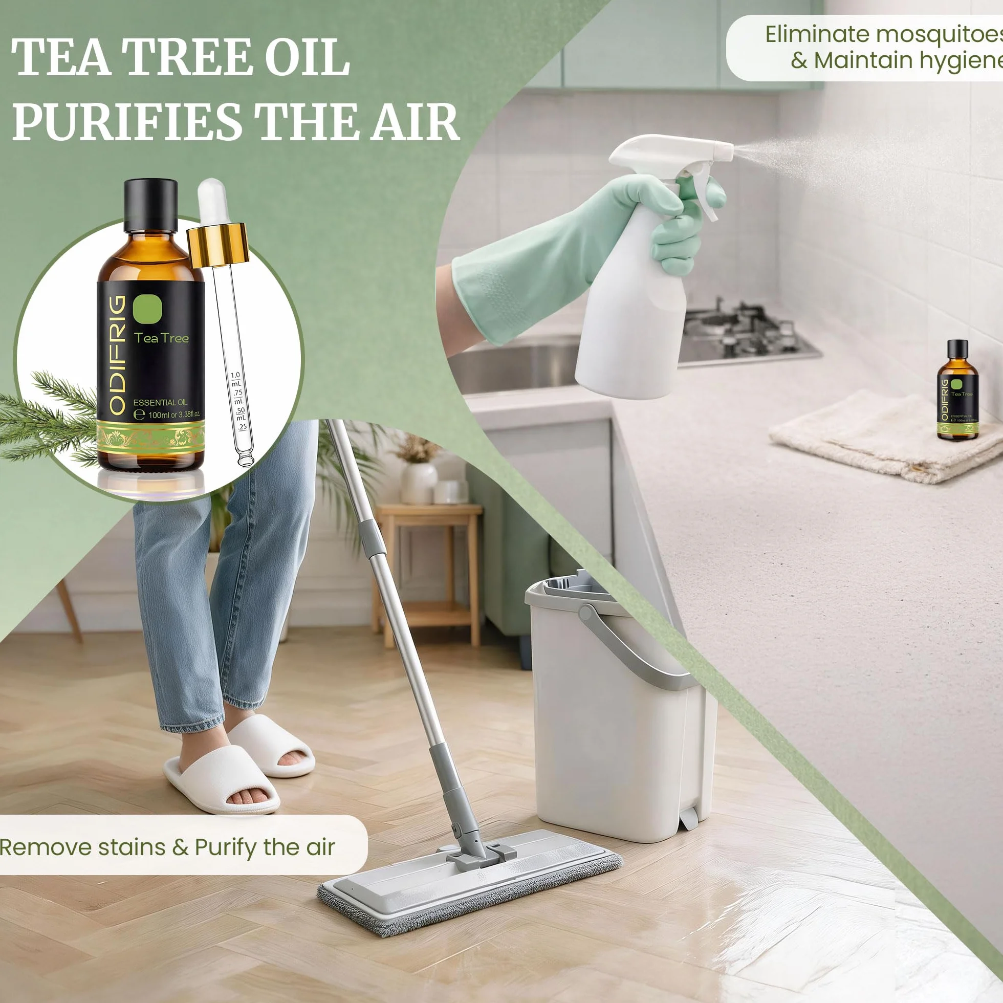 Olejek z drzewa herbacianego, 100 ml z dozownikiem kroplowym, naturalny olejek z drzewa herbacianego, do pielęgnacji paznokci, do DIY, SPA, kąpieli, aromaterapii