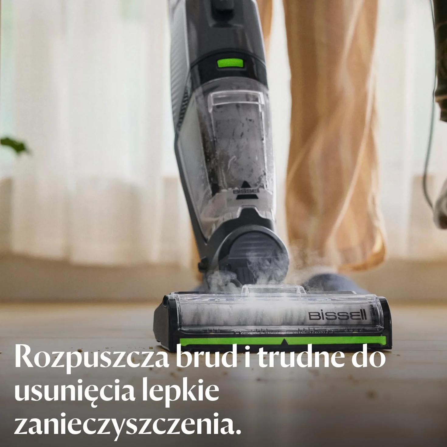 BISSELL Multi-Surface Floor Cleaning Solution, do odkurzaczy BISSELL CrossWave i SpinWave, 1 l, codzienne czyszczenie szczelnych, twardych podłóg i dywaników, 1789L