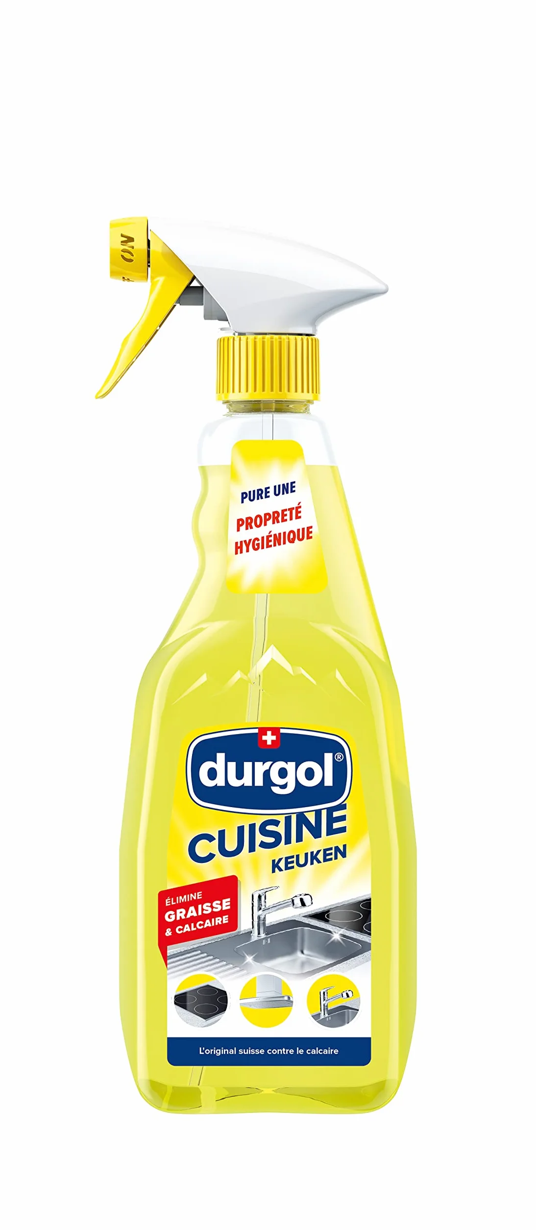 DURGOL Spray kuchenny odtłuszczacz 500 ml ochrona przed kamieniem
