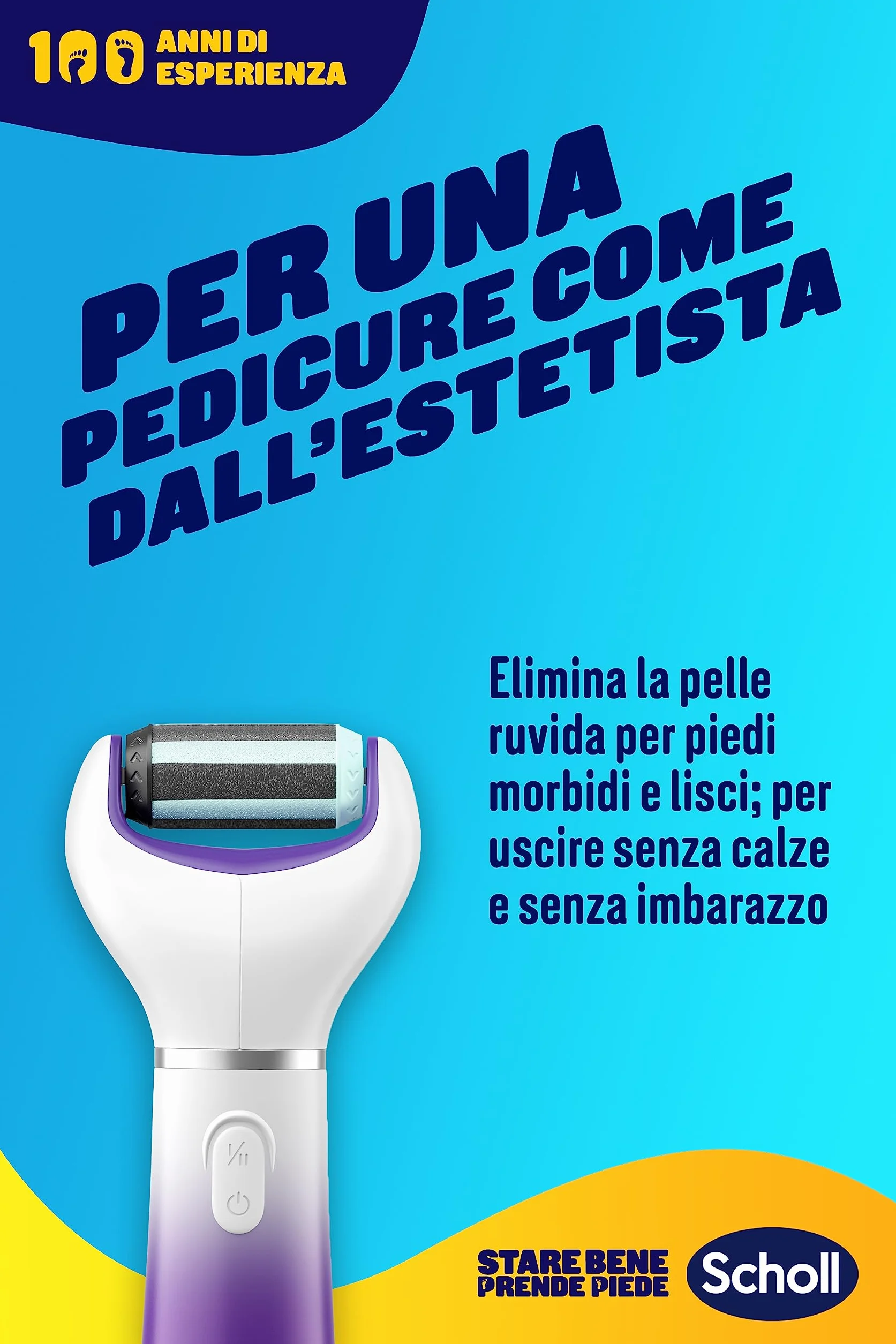 Scholl Expertcare 3198213 Pilnik, Biały/Fioletowy, 1 Sztuka