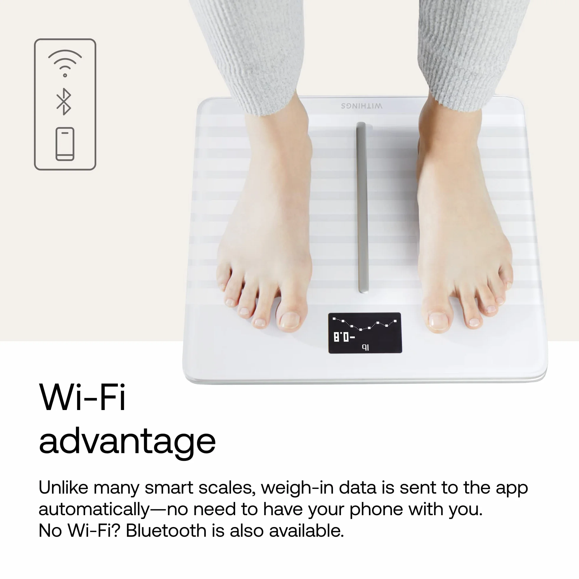Withings Body Cardio WLAN Smart waga z funkcją składu ciała, pomiar tętna, BMI