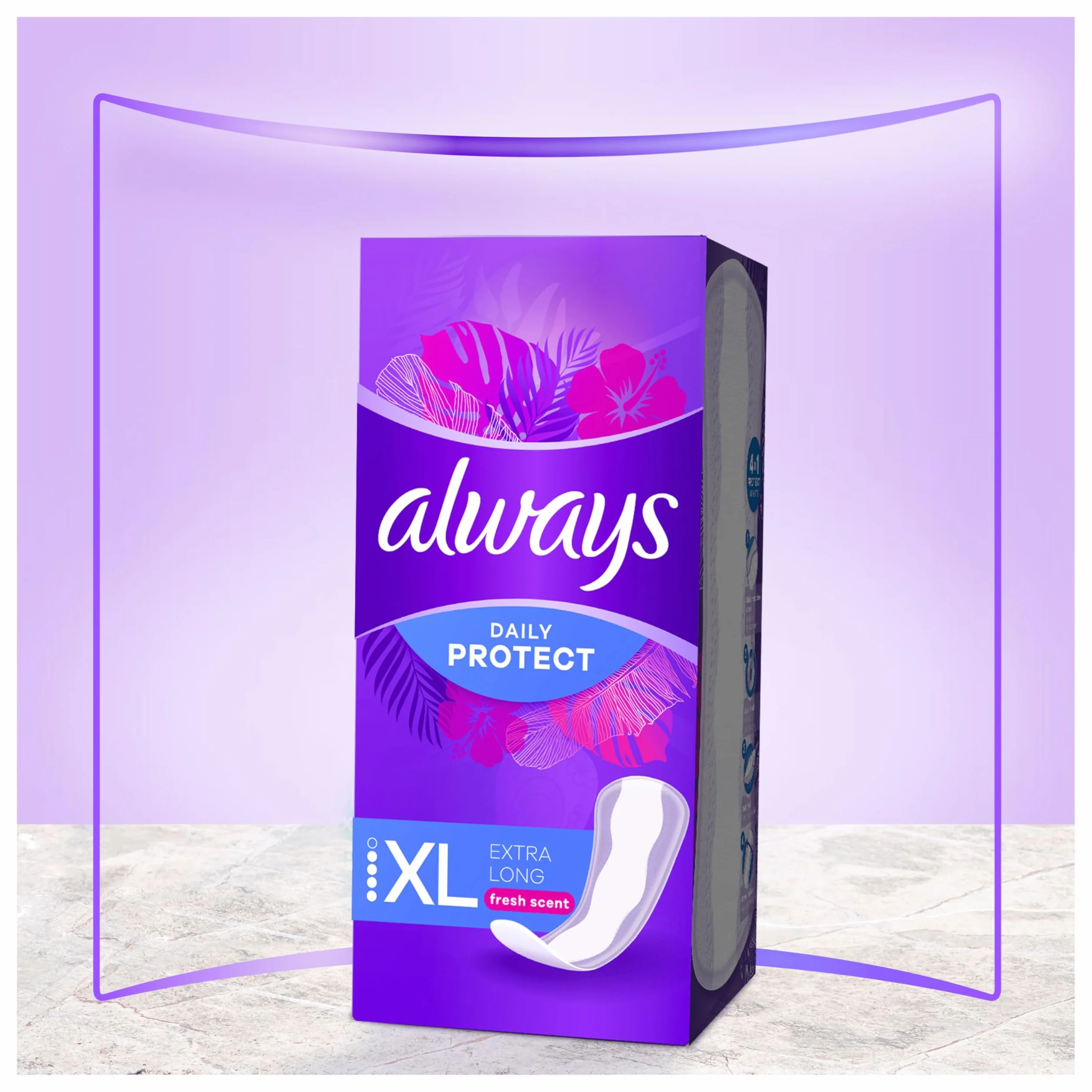 Always Daily Protect Extra Long Odour Lock Wkładki higieniczne, 54 sztuk