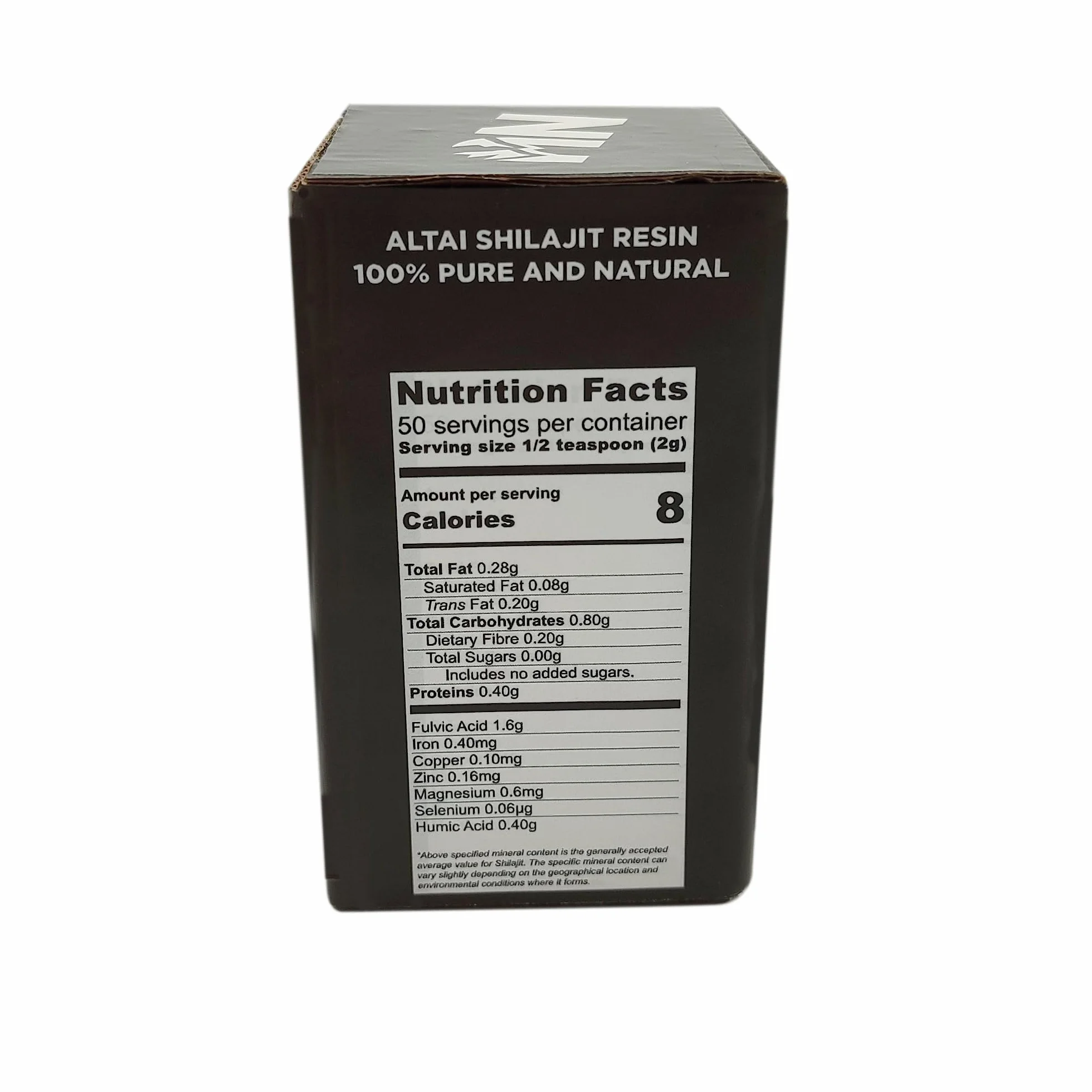 Natura Uralis Altai Shilajit Organiczna Żywica Mineralna Czarny 100g