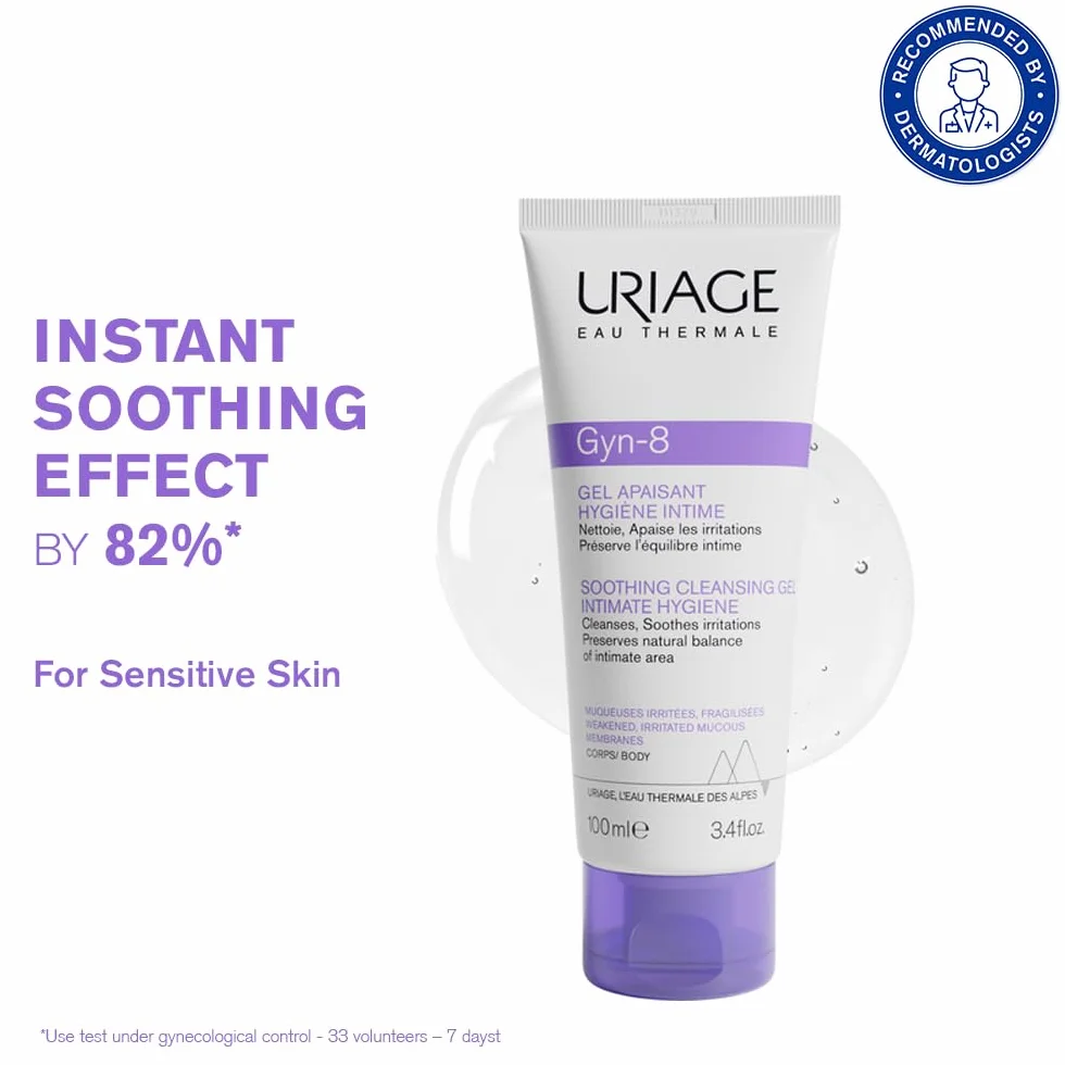 Uriage Gyn-8 Intimate Hygiene Soothing Cleansing Gel 100 ml