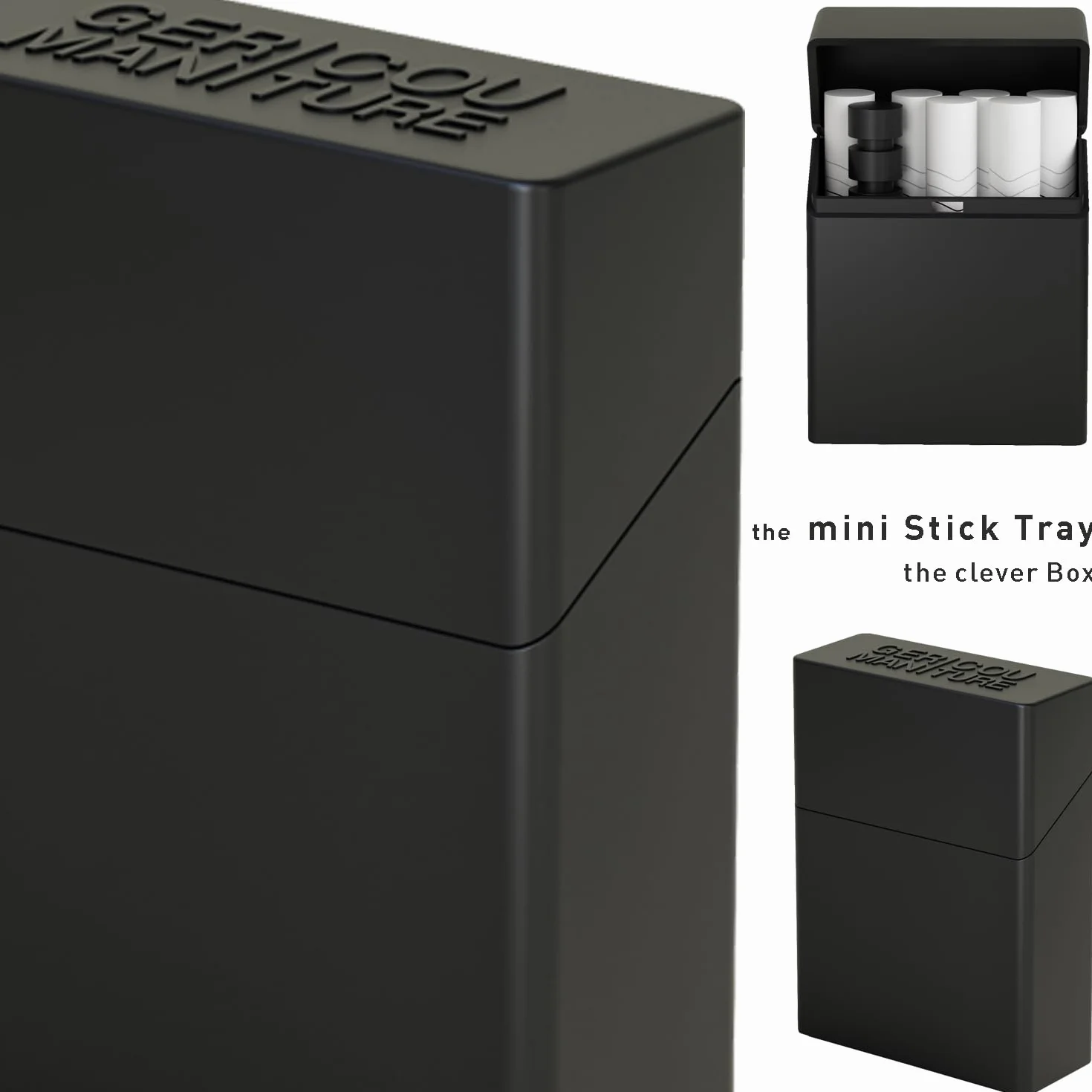 GC Mini Stickbecher Stick-Tray kompatybilny z IQOS TEREA ILUMA PRIME One HEETS i LIL - Etui torebka popielniczka Akcesoria do użytych patyczków