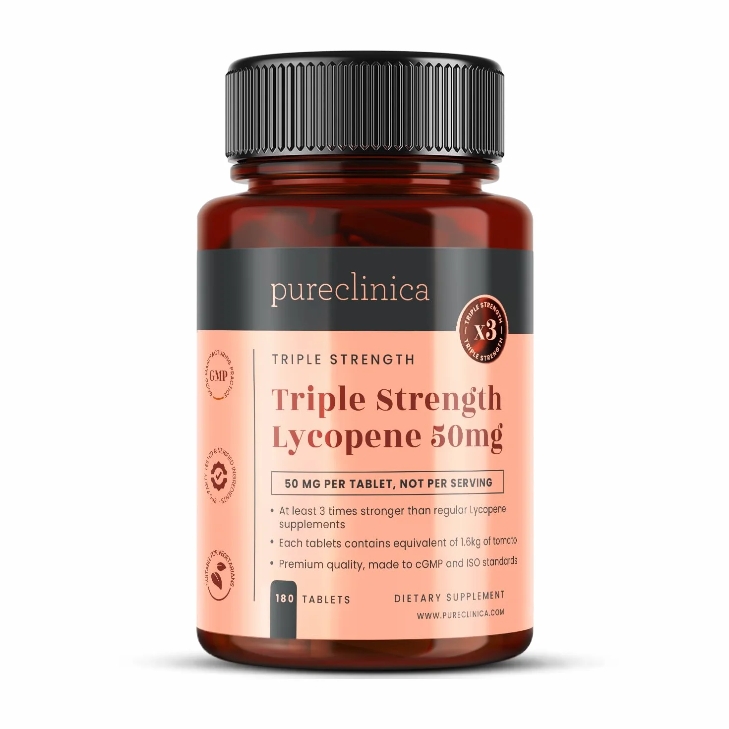 Lycopen 50 mg 180 tabletek 300% wytrzymałości