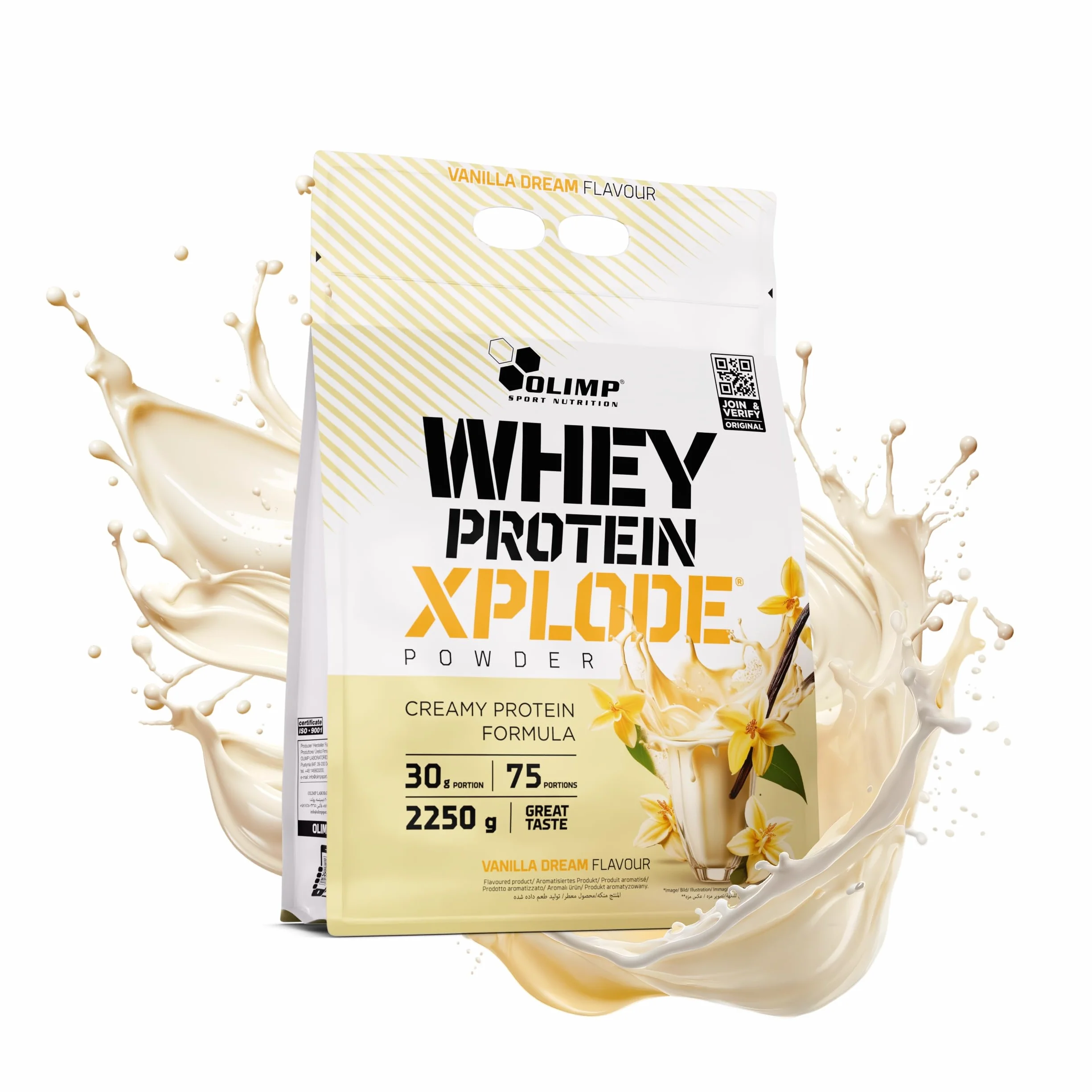 Olimp Whey Protein Xplode 2250g Białko Odżywka Białkowa Wanilia