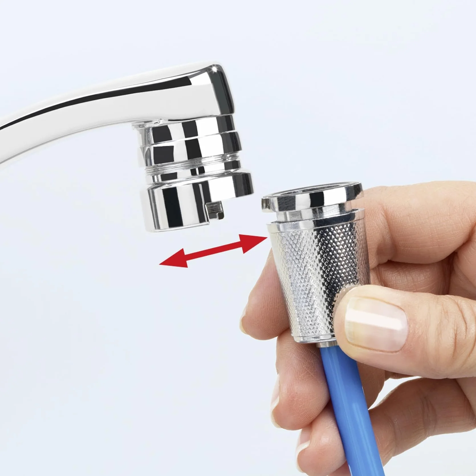 Środek czyszczący Mod. Power bez rur Twister wysokociśnieniowy środek do czyszczenia odpływu z mosiężną dyszą Easy Clip System do rury odpływowej 3 x 250 x 3 cm niebieski