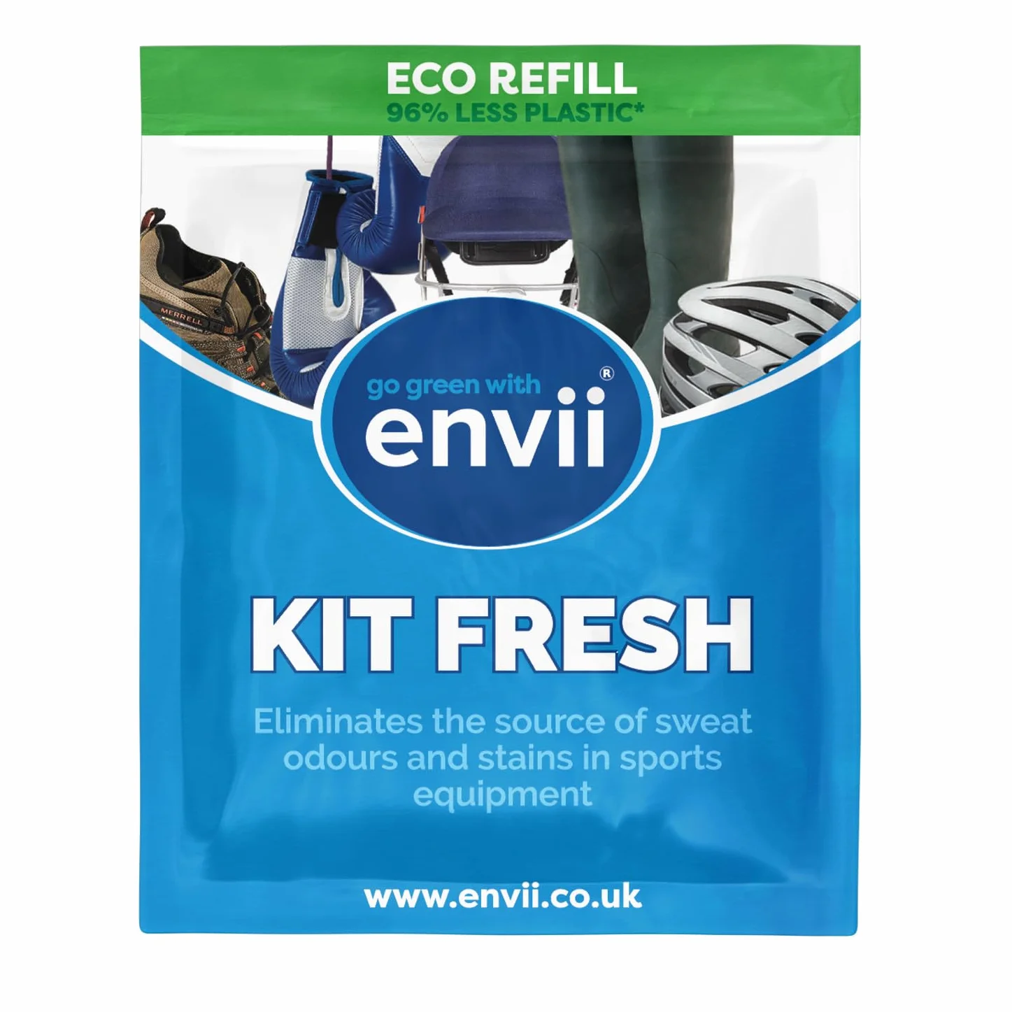 envii Kit Fresh – Eliminator zapachu butów w sprayu usuwa pot (Wkład)