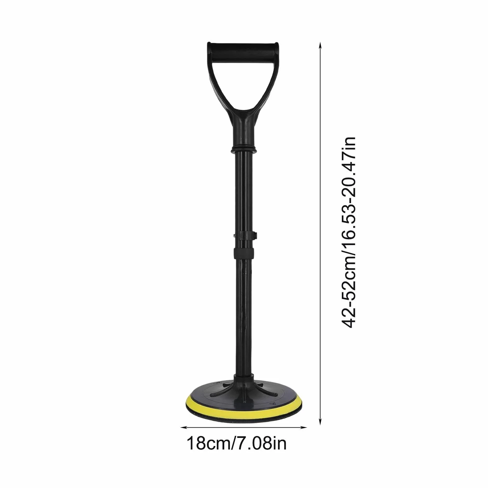 Mobility Standing Aid For Seniors, Adjustable Stand-Up Assist Support, Stable Aluminum Alloy Helper Device For Daily Living, Garden, Home, And Elderly Independence, 42 To 52cm