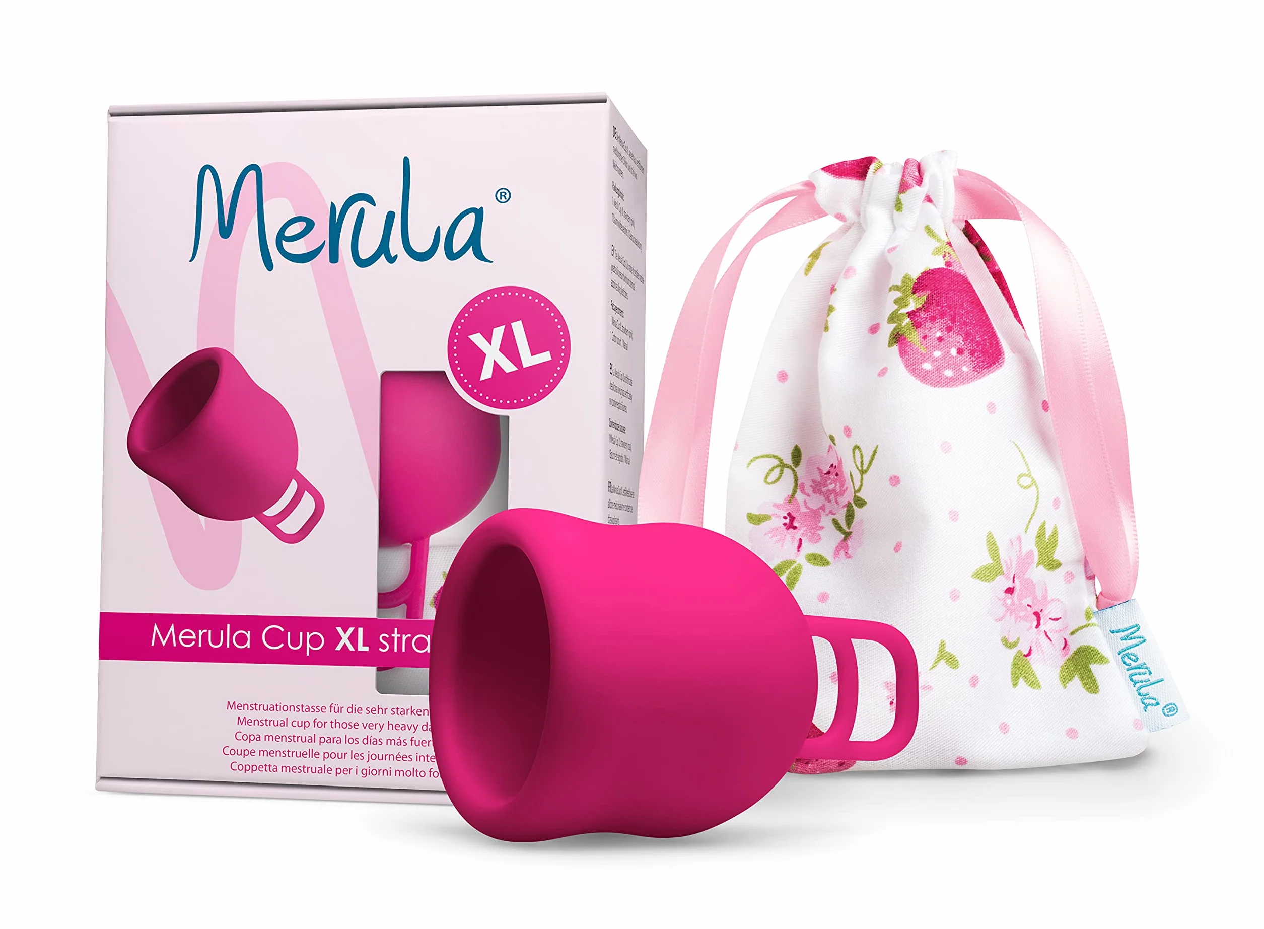 Merula BZ-JDXM-O9V0 Kubek Menstruacyjny, XL, Różowy