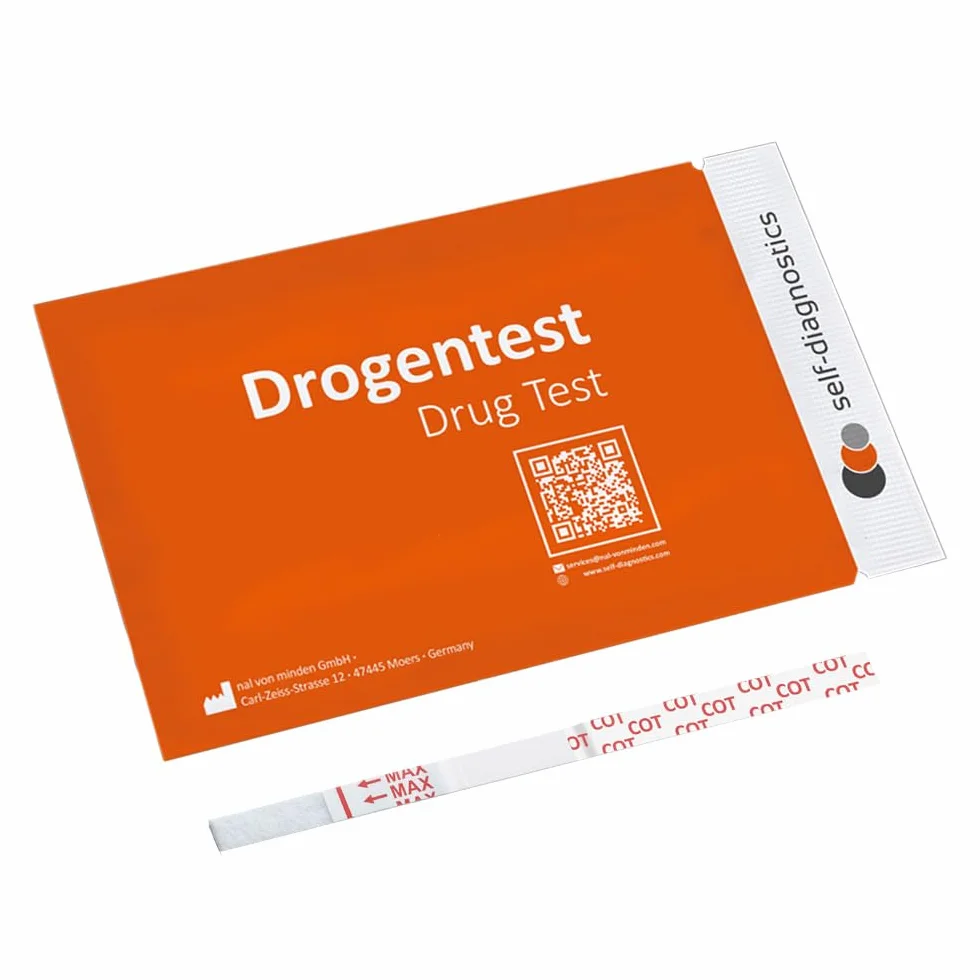 Test narkotykowy Kotynina (COT) Nikotyna 200 ng/ml 10 pasków testowych moczu 5 minut