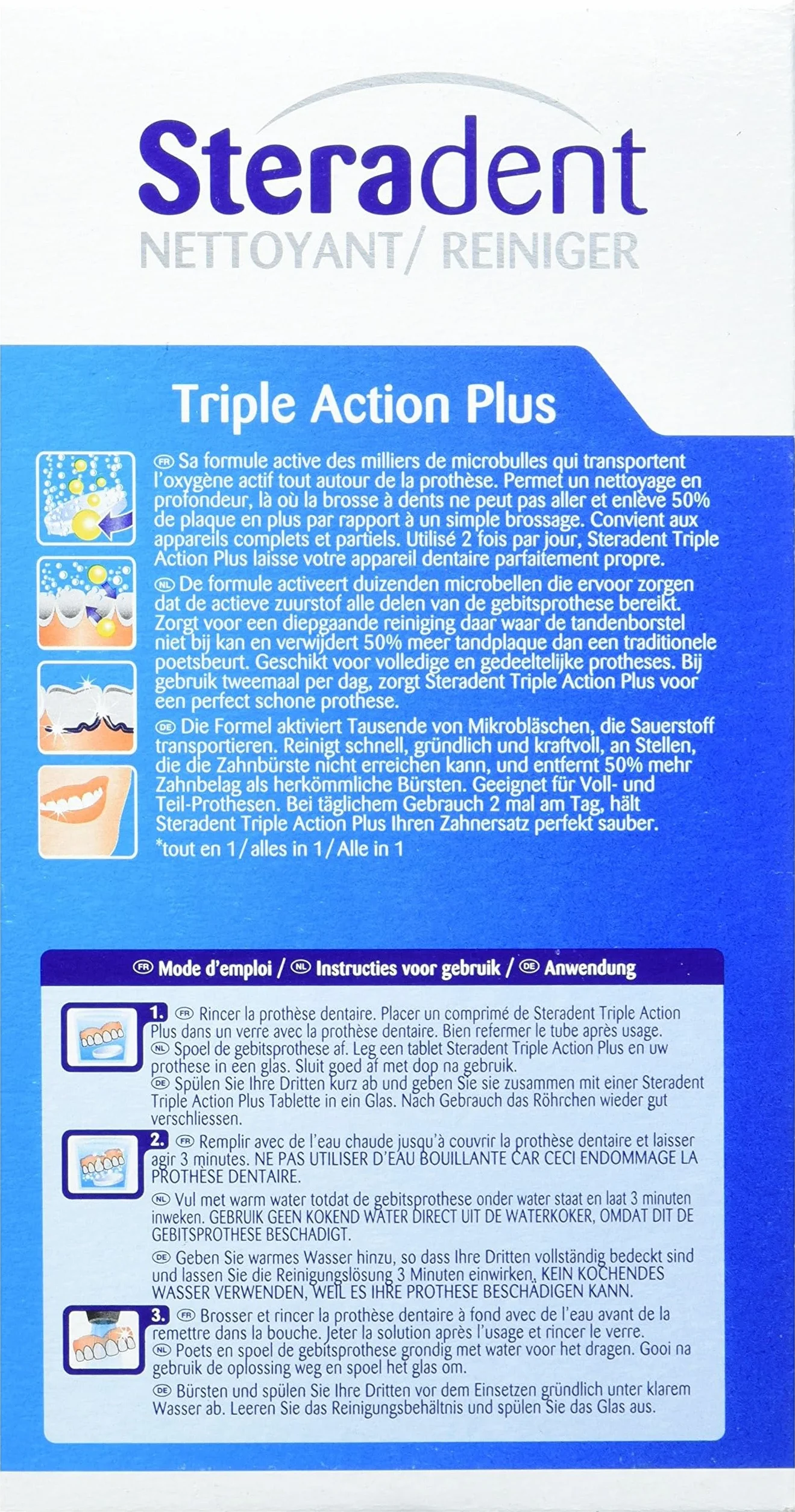 STERADENT - STERADENT 60+30 TRIPLE AC