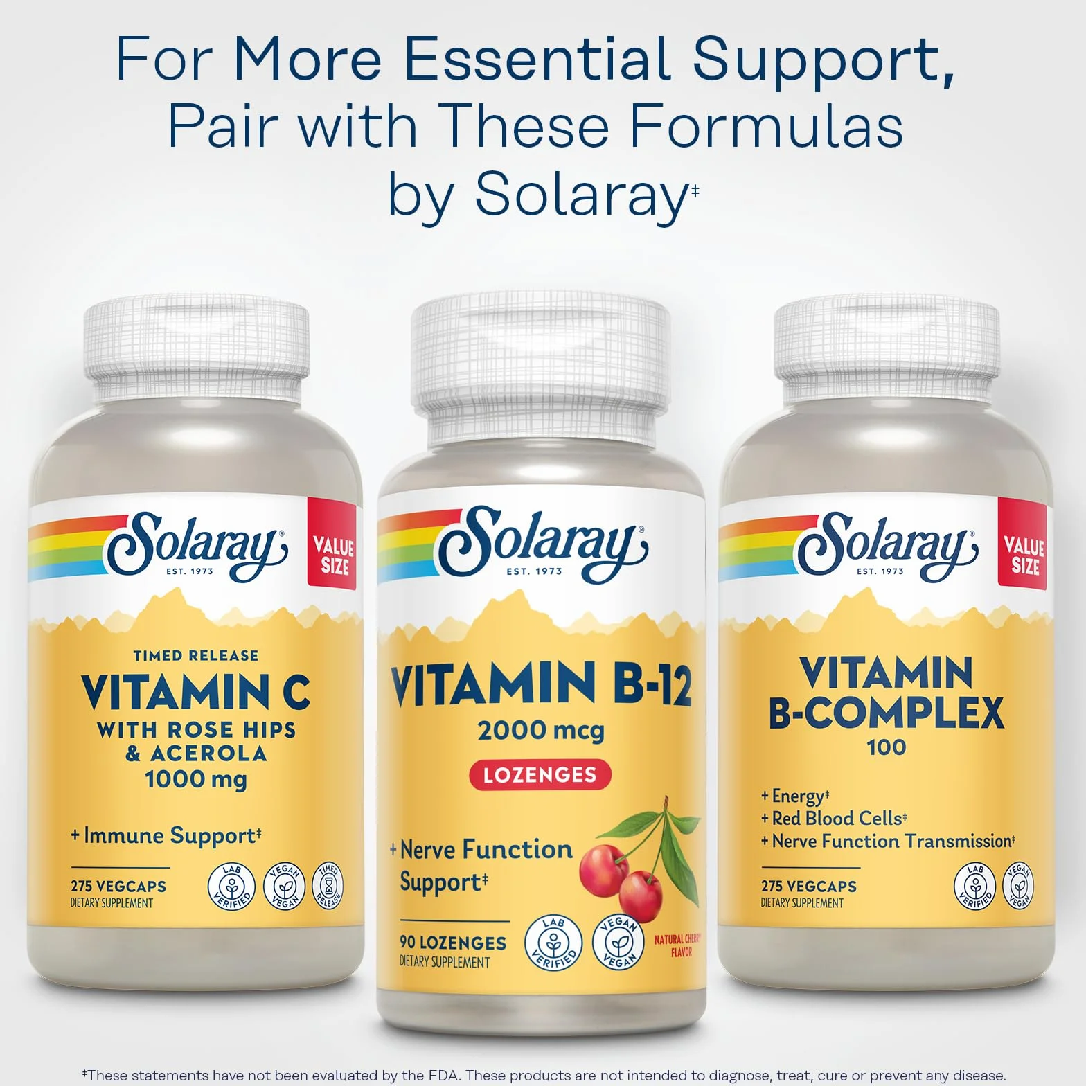 Solaray Witamina B12 2000 mcg 90 kapsułek