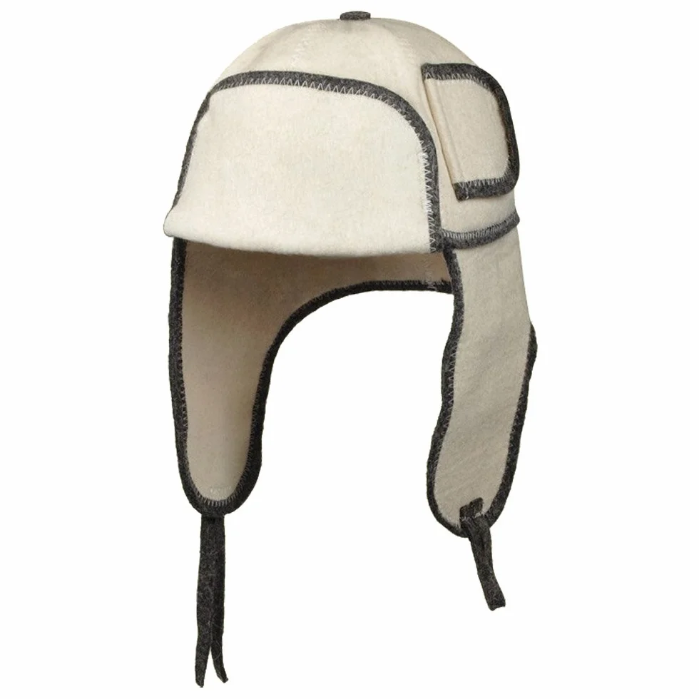 LeGran Kapelusz do sauny Ushanka, filcowa czapka do sauny