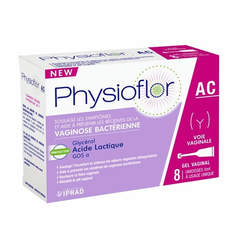 Physioflor AC bel vaginal 8 unidoses