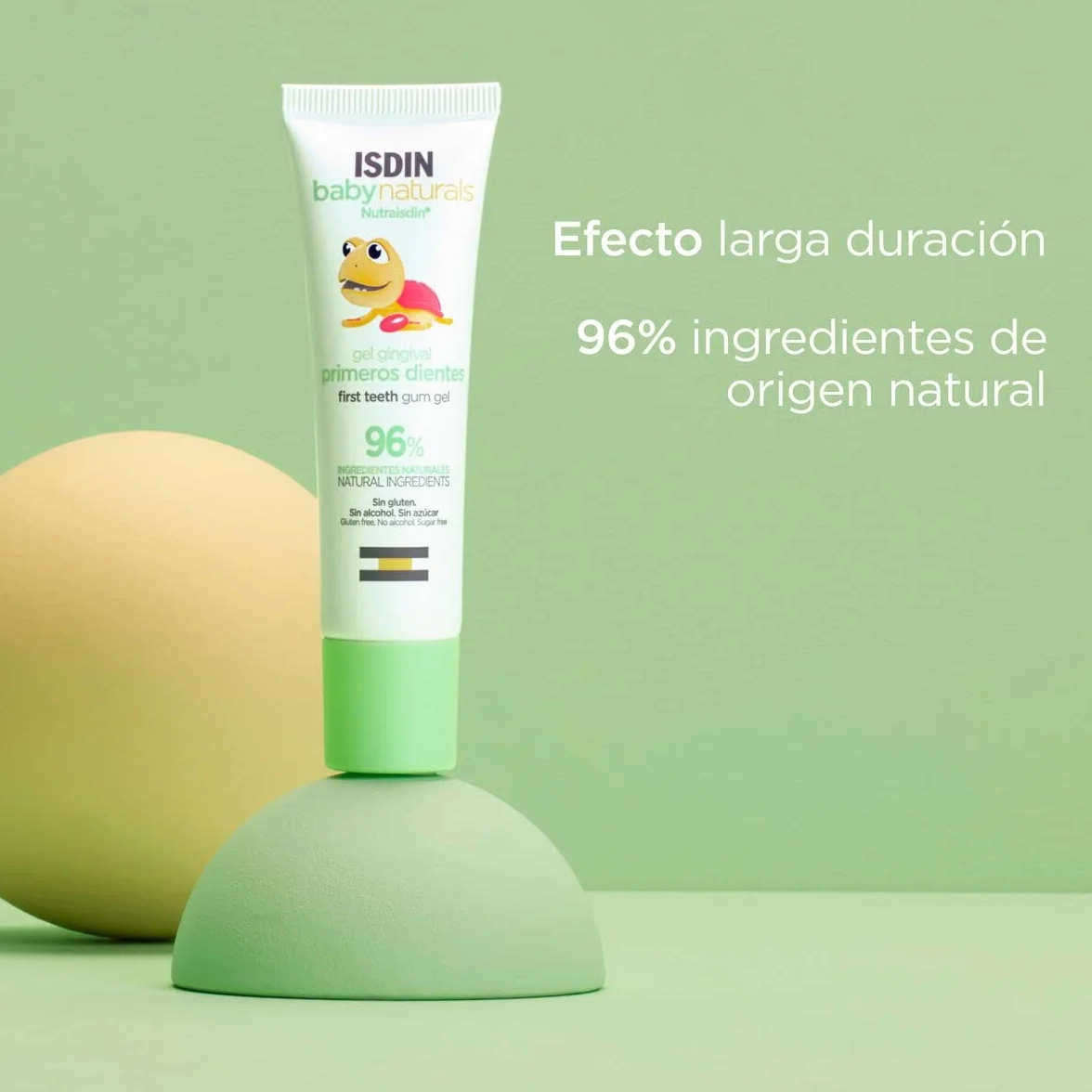 NutraISDIN Baby Naturals Gingival Pierwsze Zęby Dziecko, zawierające 96% składników pochodzenia naturalnego, 30 ml