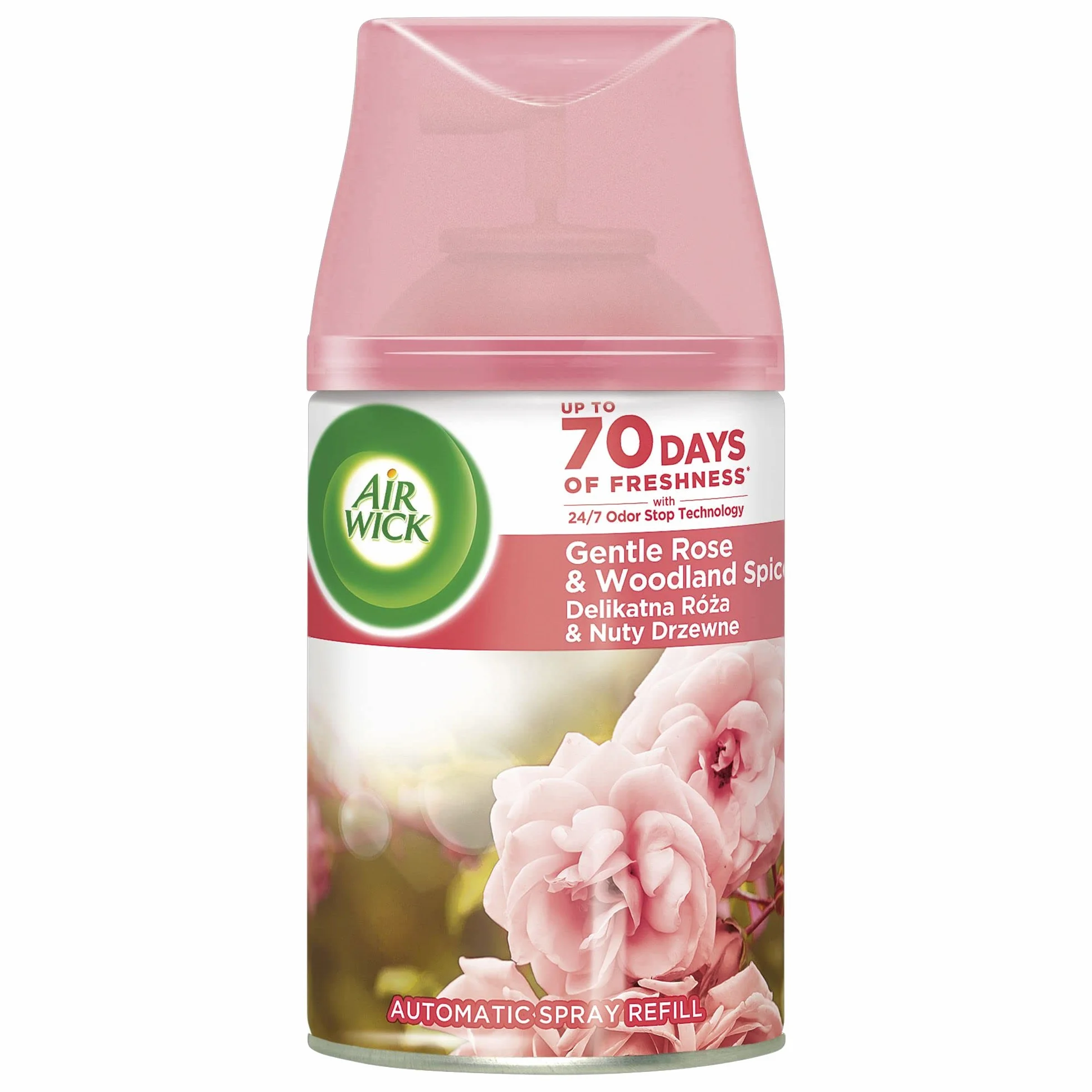 Air Wick Freshmatic Delikatna Róża i Nuty Drzewne/Gentle Rose & Woodland Spice 250 ml Wkład