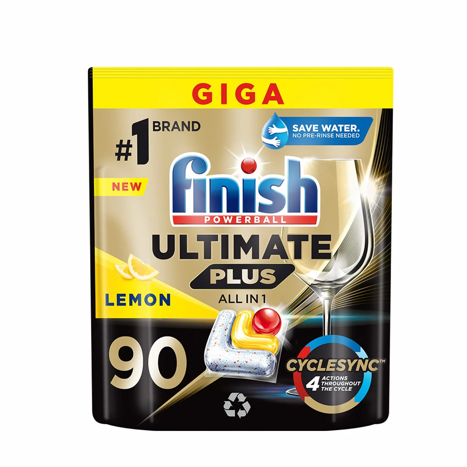 FINISH Kapsułki Ultimate Plus 90 lemon