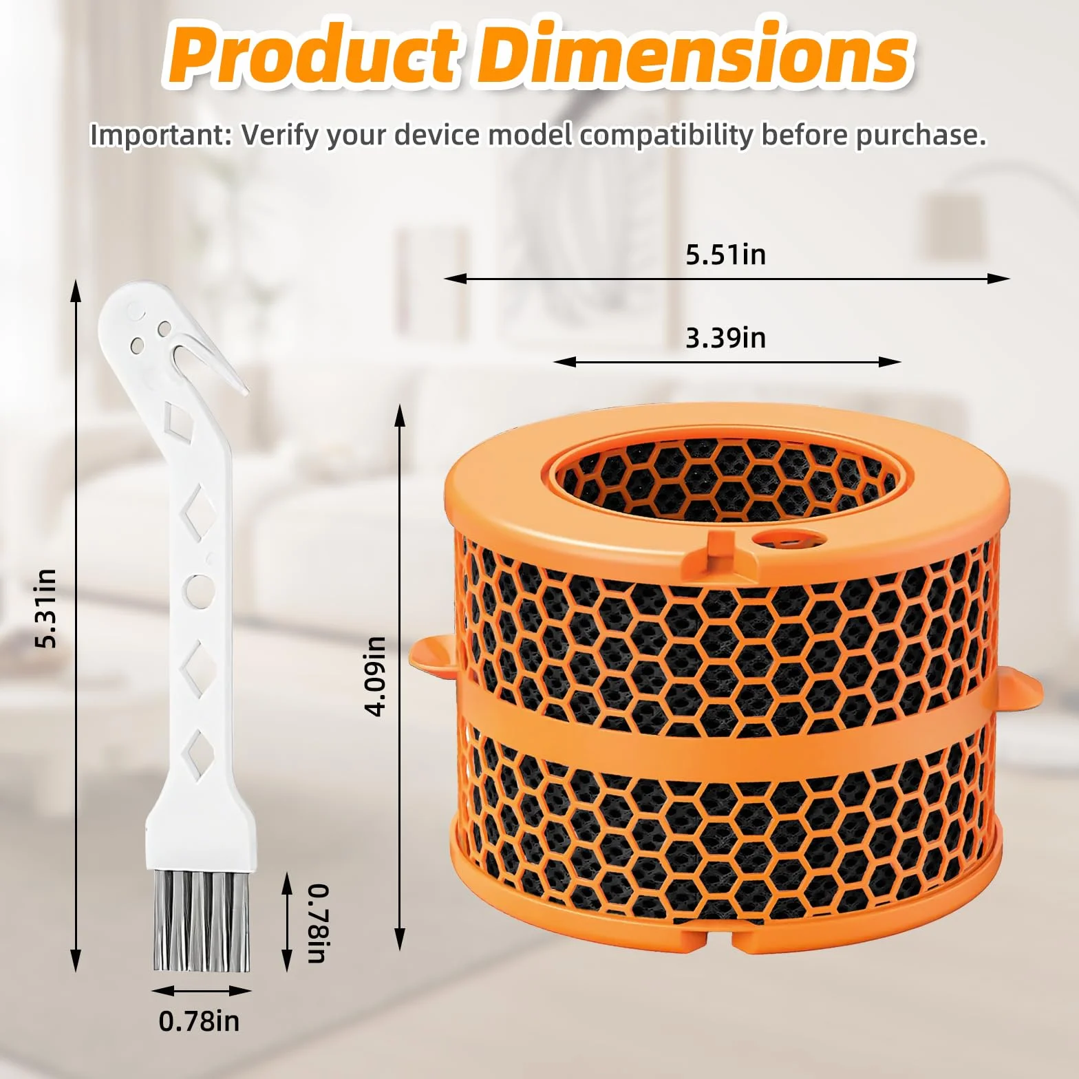 Filtr węglowy do Dyson Pure Humidify Cool PH01 PH02 PH03 HP04 PH3A wymienny