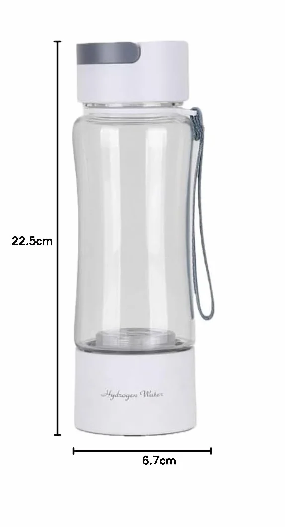 Hydrogen-1 generator wody 400 ml japońska membrana SPE inhalacja wodoru biały