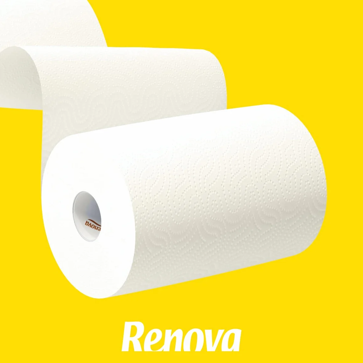 Renova Rolka kuchenna Max Absoption XXL, 24 podwójne rolki równoważne 48 rolek standardowych, zdobione rolki, absorbujące Maxi