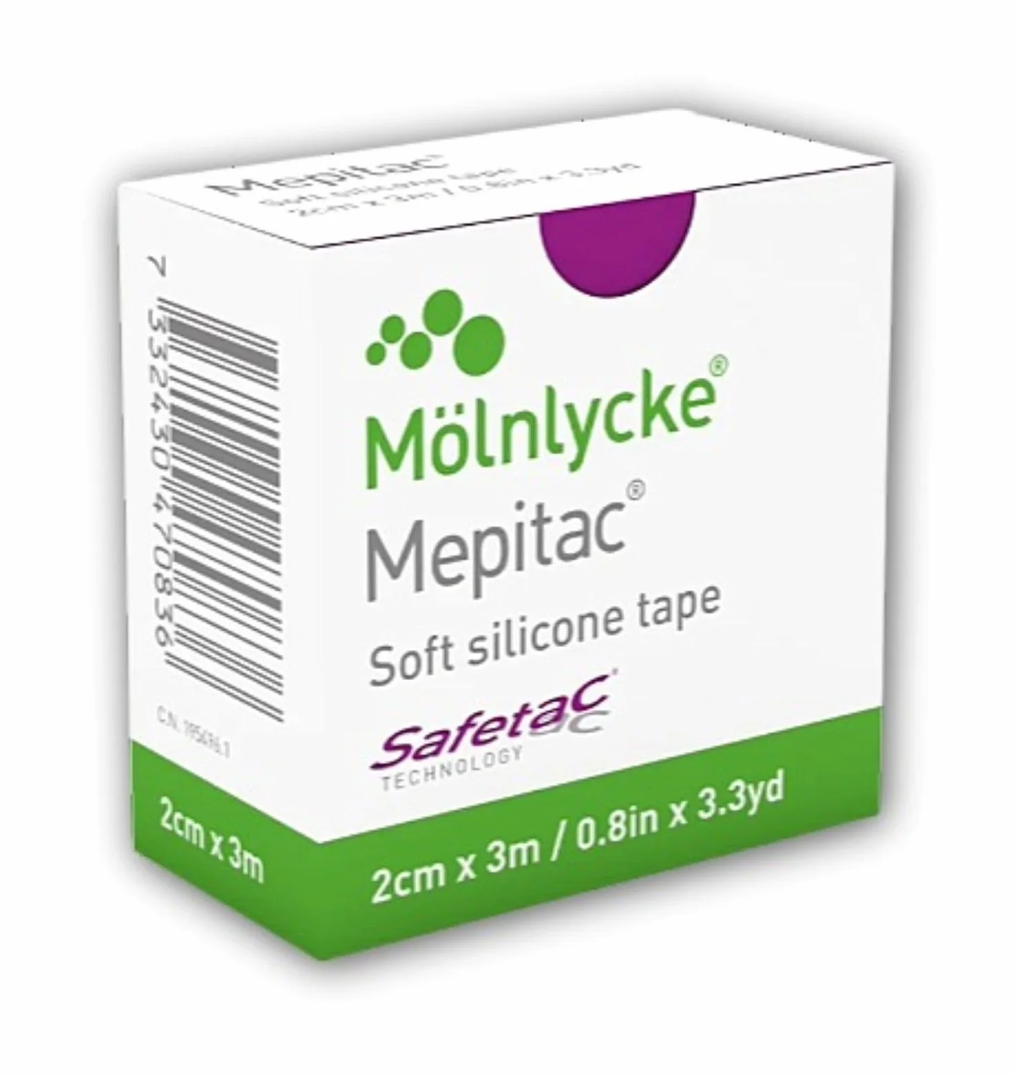 Mölnlycke Mepitac 2 cm x 3 m miękka taśma silikonowa