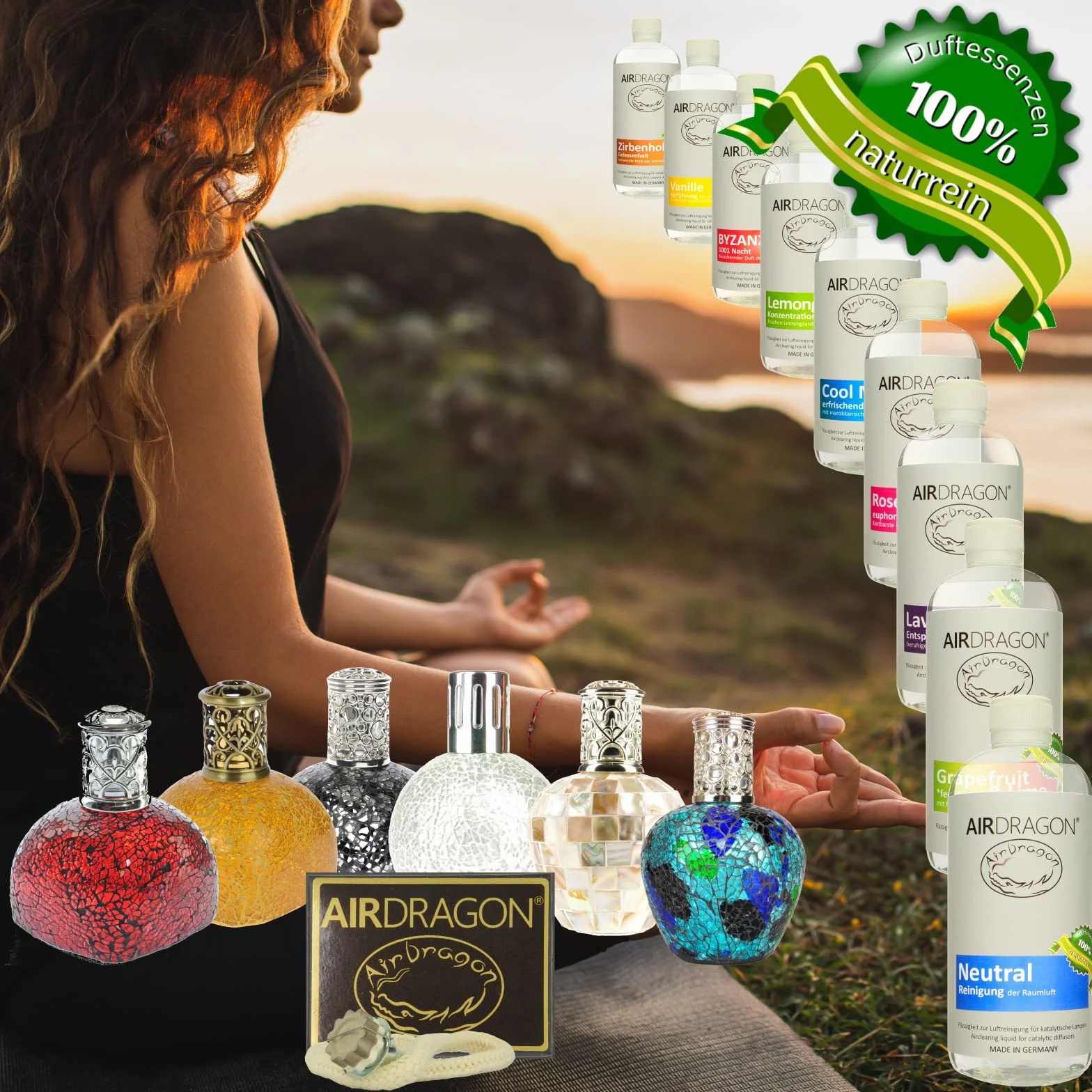 AIRDRAGON® Pomarańczowy 500 ml Premium naturalny zapach do pomieszczeń