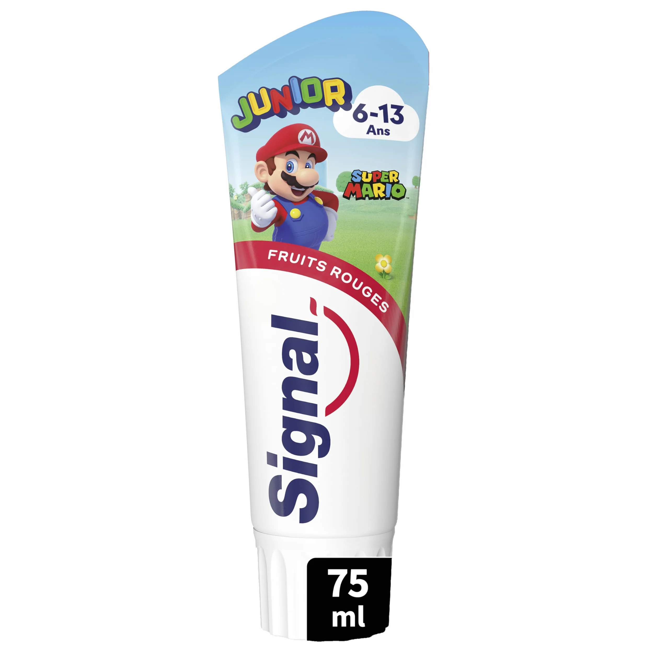 Signal Pasta do zębów Junior Super Mario Czerwone Owoce 6-13 lat 2x75ml