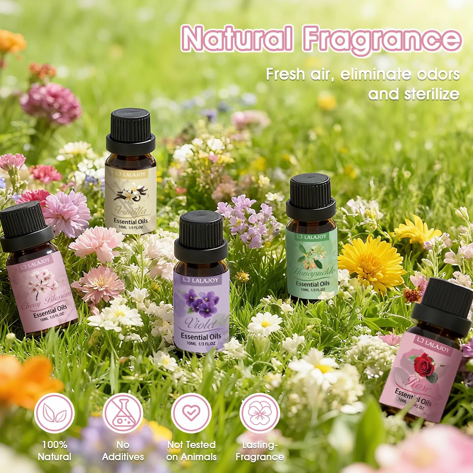 Zestaw olejków eterycznych 12 x 10 ml do dyfuzora, aromaterapii, produkcji mydła i świec