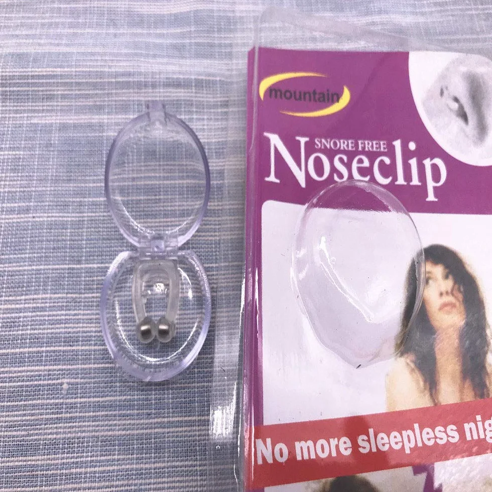 Antyrozmazowy Magnetyczny klips na nos, zatrzymanie, chrapanie, klips na nos, zapobiegające chrapaniu, bezdech wspomagający sen