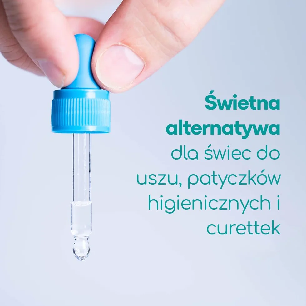 Medi Grade Krople do Uszu z Wodorowęglanem Sodu – Krople do Rozpuszczania Woskowiny z Kroplomierzem do Łatwej Aplikacji – Preparat do Czyszczenia Uszu do Zmiękczania i Usuwania Woskowiny w Domu