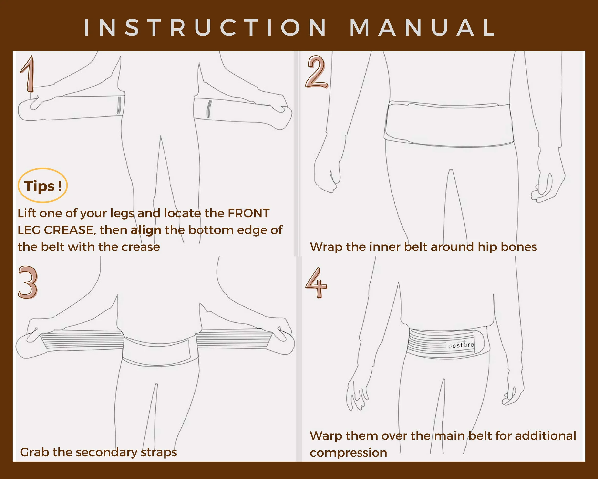 Vriksasana Posture Pas biodrowy krzyżowo-biodrowy dla kobiet i mężczyzn, który łagodzi ból nerwu kulszowego, miednicy, dolnej części pleców, nóg i nerwu krzyżowego spowodowany dysfunkcją stawu